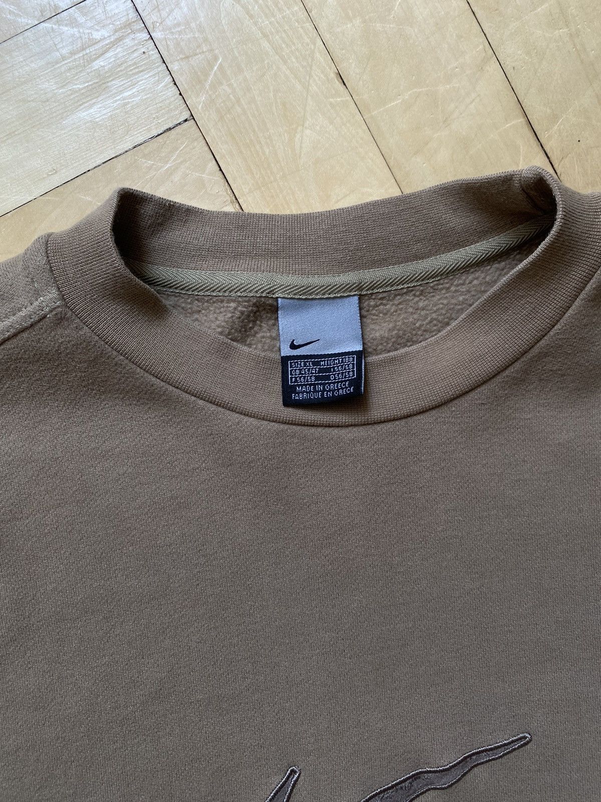Nike × Vintage Vintage Nike Swoosh Big Logo Men’s Sweater Size US XL / EU 56 / 4 - 6 Thumbnail