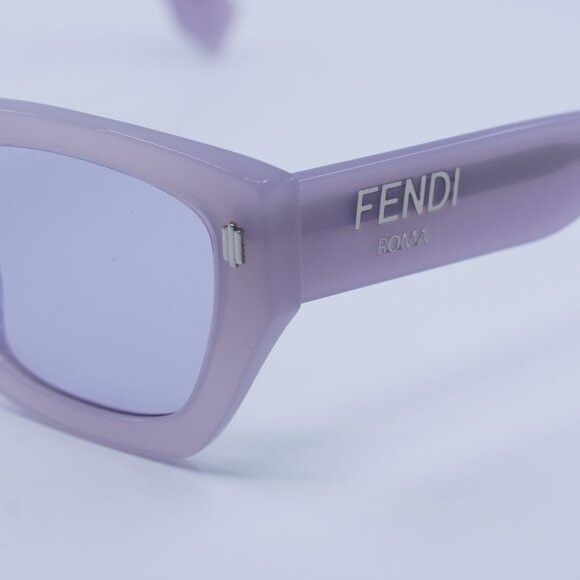 Fendi 🕶️ New Fendi FE40100I 81Y Sunglasses - Shiny Lilac Frame Size ONE SIZE - 4 Thumbnail