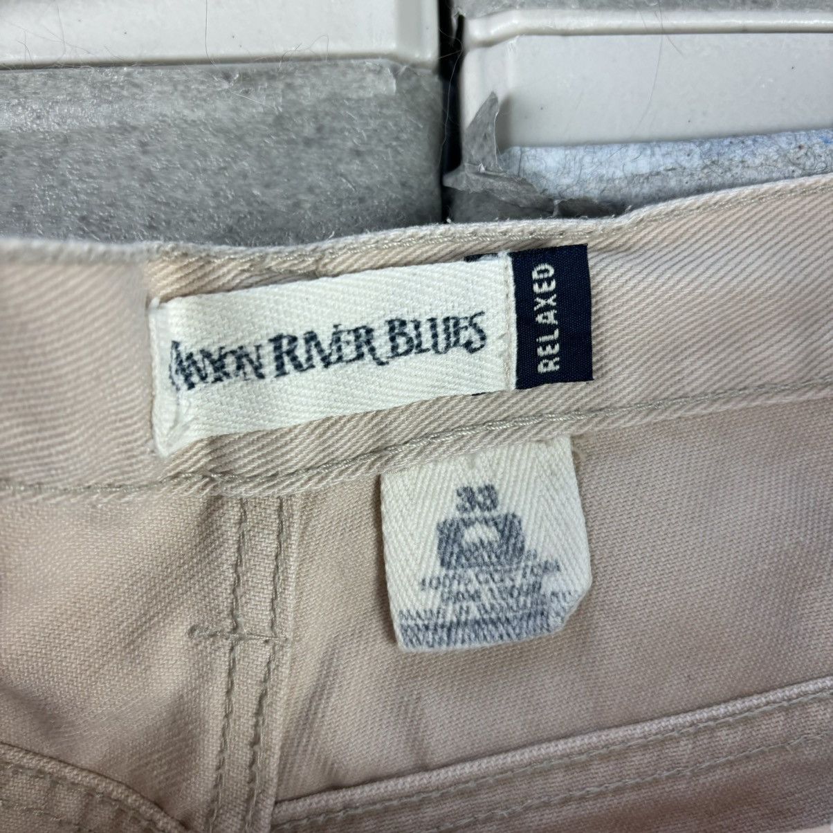 Other Vintage tan jorts jean shorts Size US 33 - 5 Thumbnail
