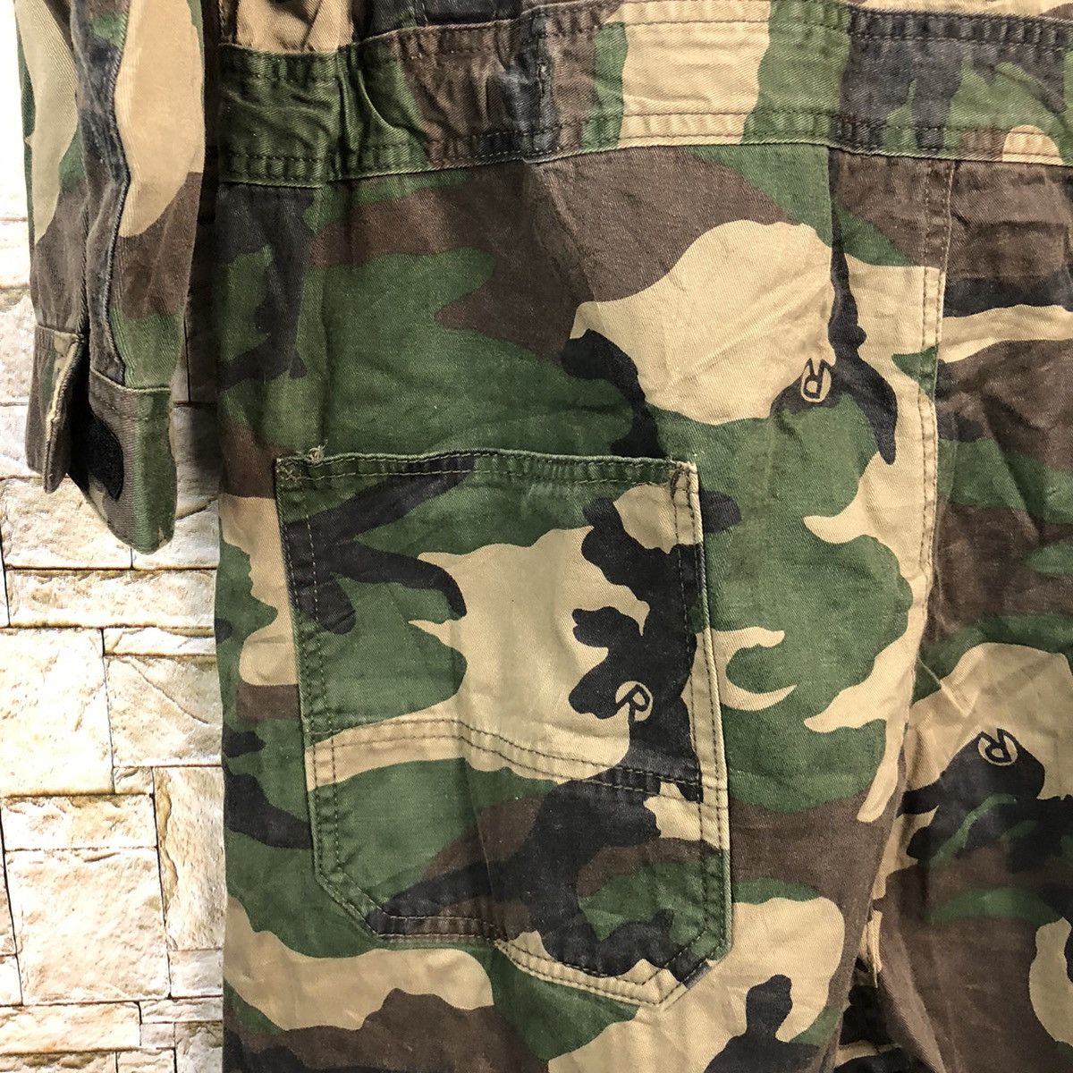 Japanese Brand Even River Green Camo Coveralls vintage japan #A553 Size US 38 / EU 54 - 22 Thumbnail