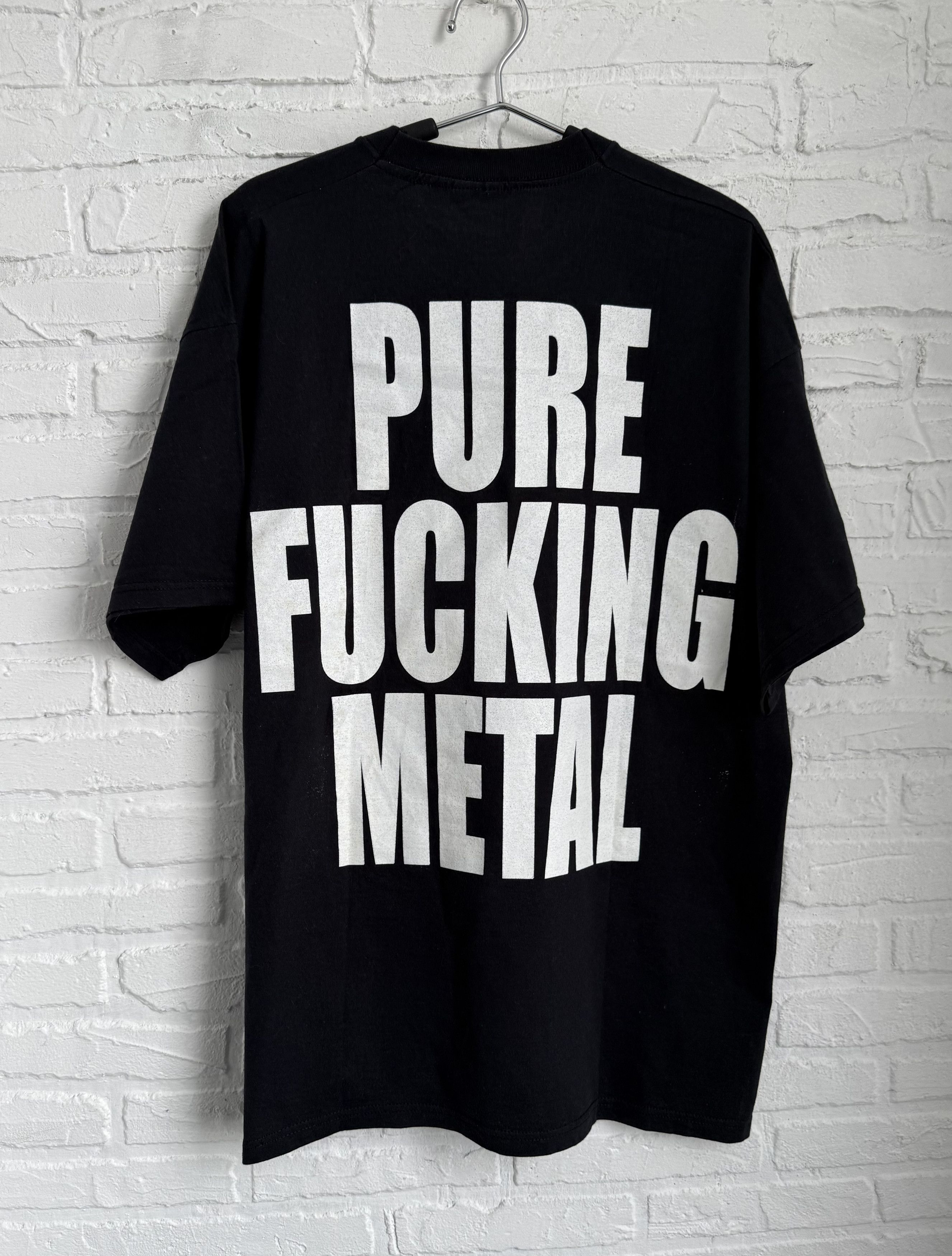Band Tees Vintage 2001 Arch Enemy Wages of Sin Pure Fucking Metal Size US XL / EU 56 / 4 - 1 Thumbnail