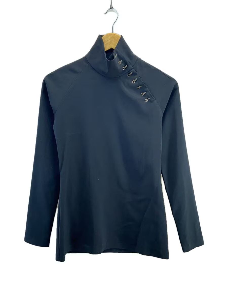 Hook Collar Long Sleeve Blouse