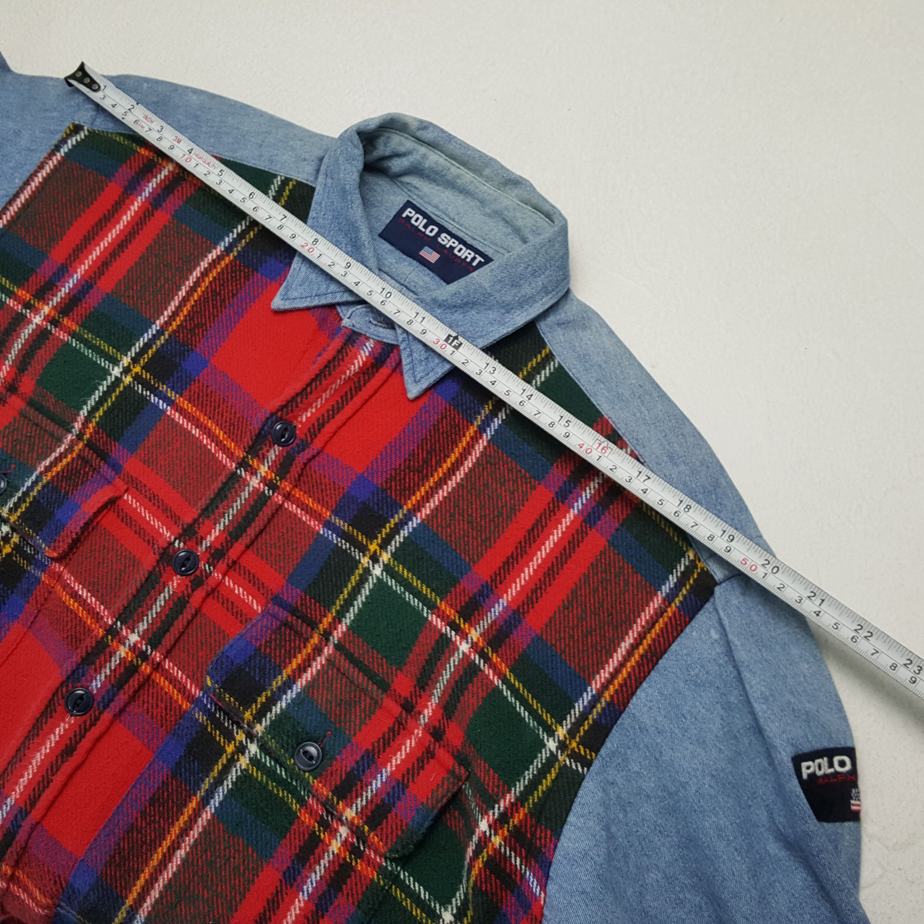 POLO SPORT RALPH LAUREN Double Pocket Rare Design Shirt