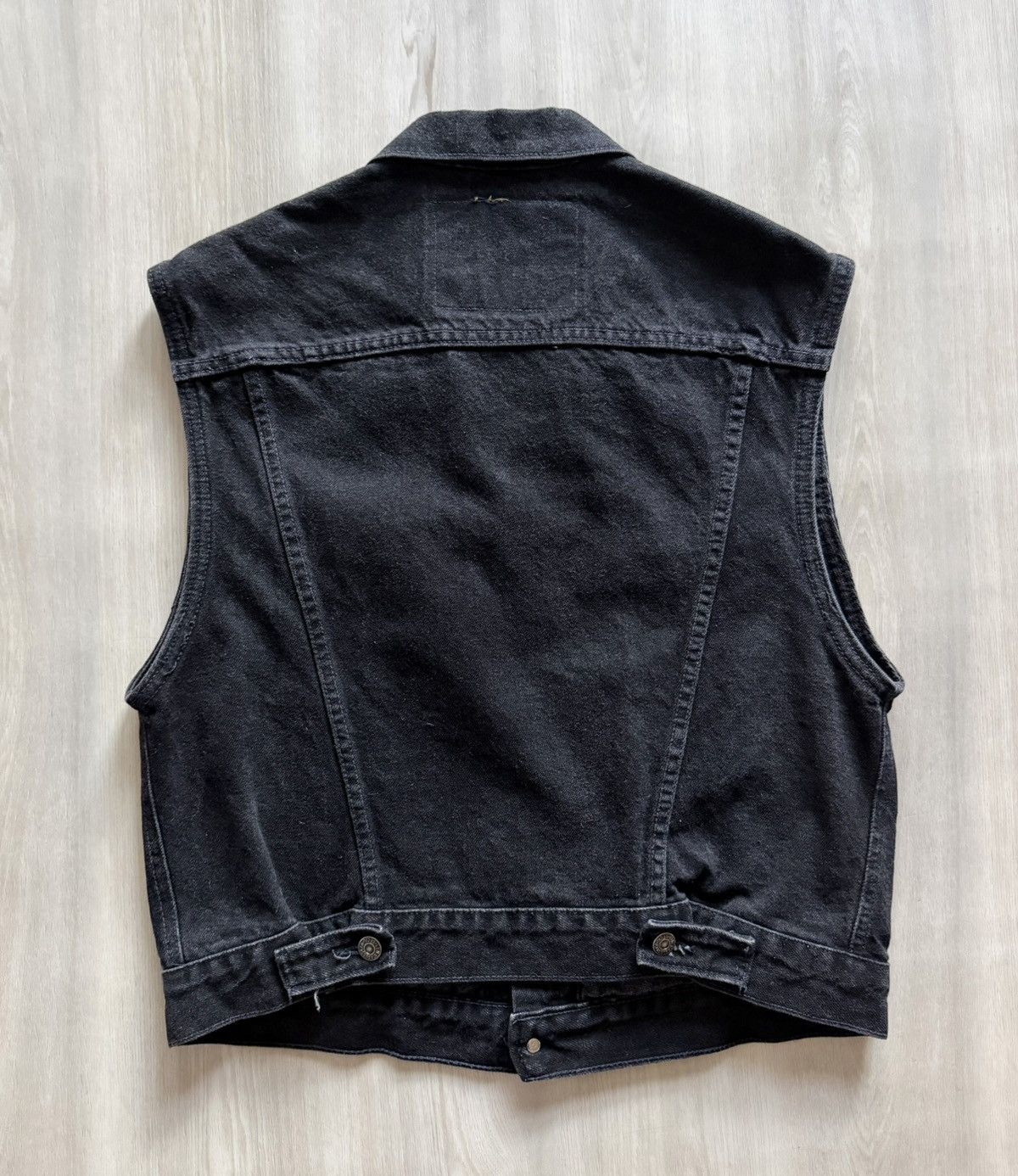 Vintage Vintage 90s Levis Denim Vest 70595-4159 Sz M Made In USA Size US M / EU 48-50 / 2 - 5 Thumbnail