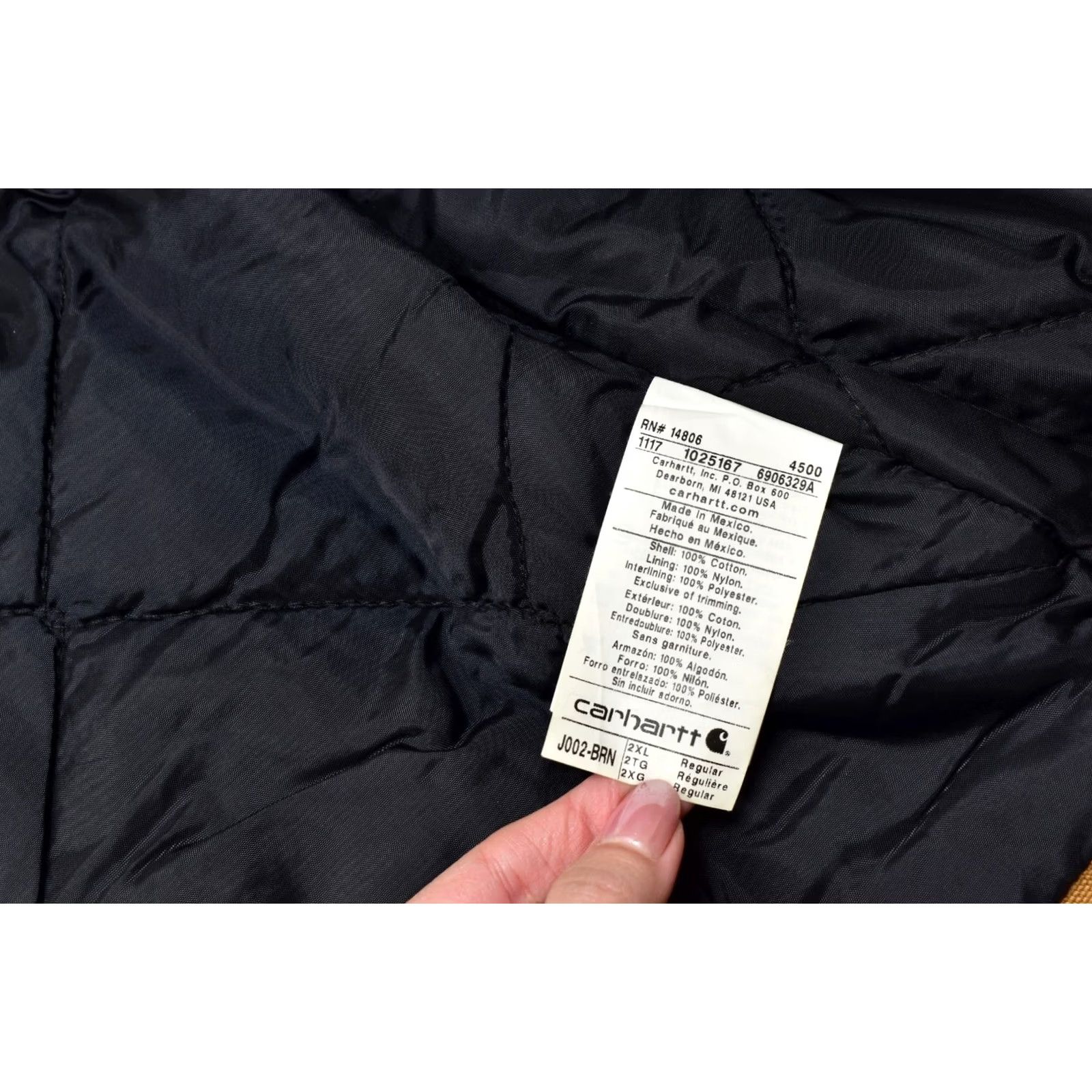 Carhartt VINTAGE Carhartt J002 BRN Arctic Traditional Jacket Mens 2XL Brown Quilted Lined Canvas Jacket Size US XXL / EU 58 / 5 - 6 Thumbnail