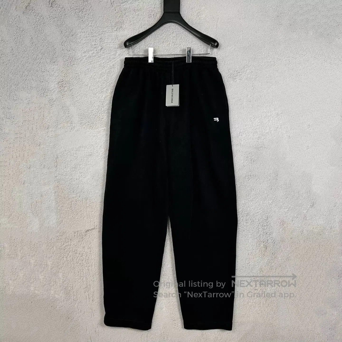 Balenciaga Black Sweatpants Elastic Waist Size 28. Size US 28 / EU 44 - 1 Thumbnail