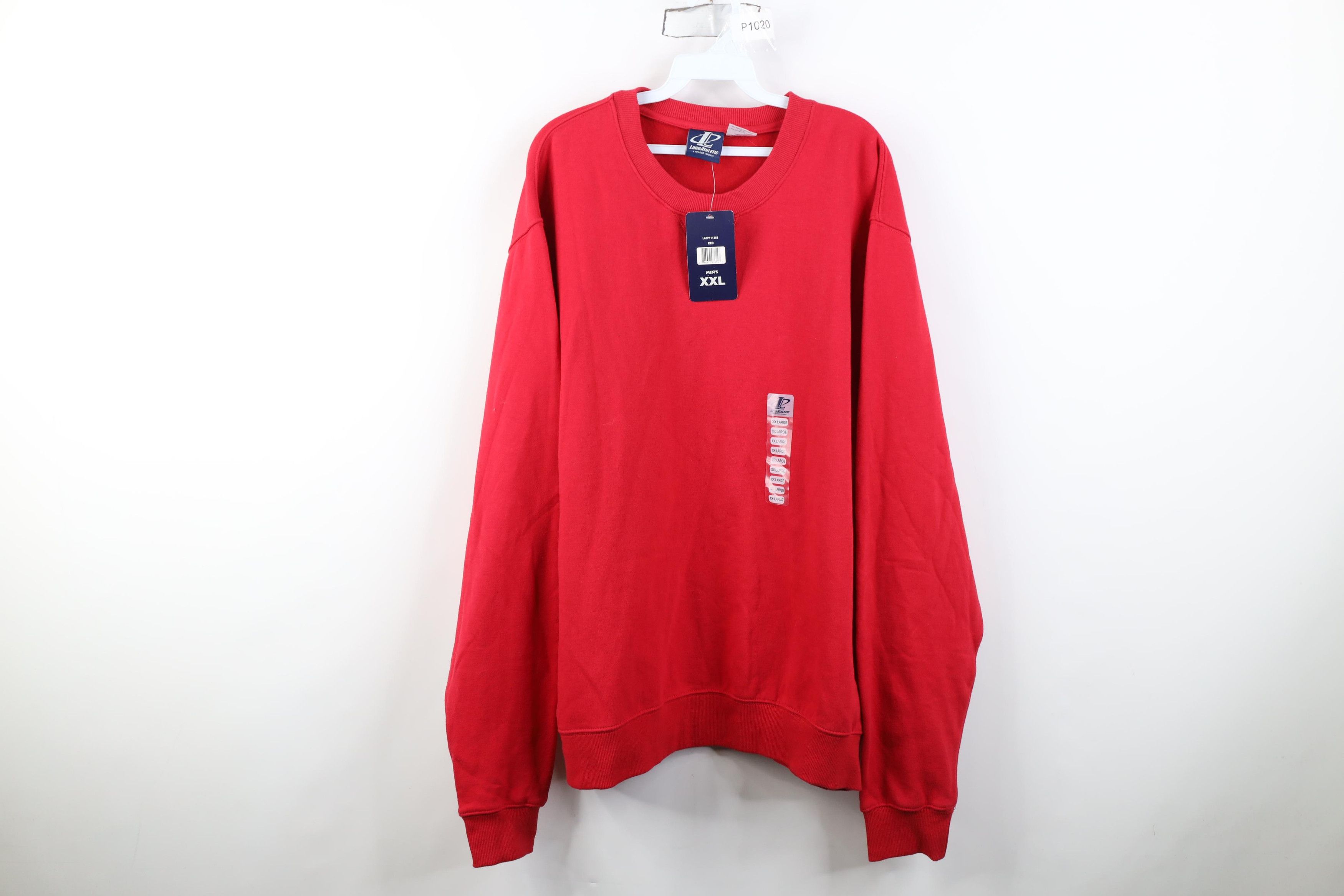 Vintage Deadstock Vintage 90s Streetwear Crewneck Sweatshirt Red Size US XXL / EU 58 / 5 - 1 Thumbnail