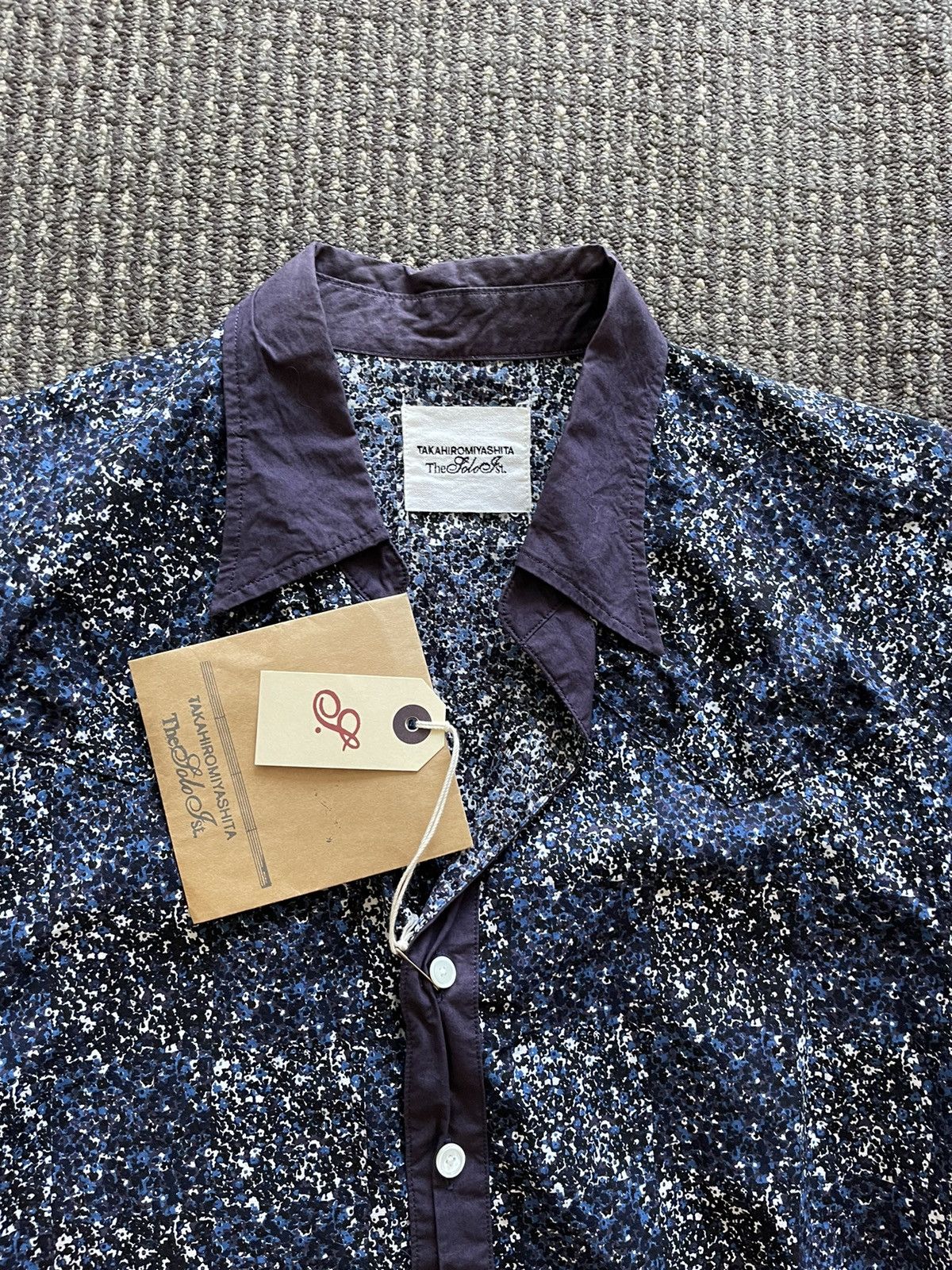 Takahiromiyashita The Soloist. TheSoloist Flower Print Shirt Size US M / EU 48-50 / 2 - 3 Thumbnail