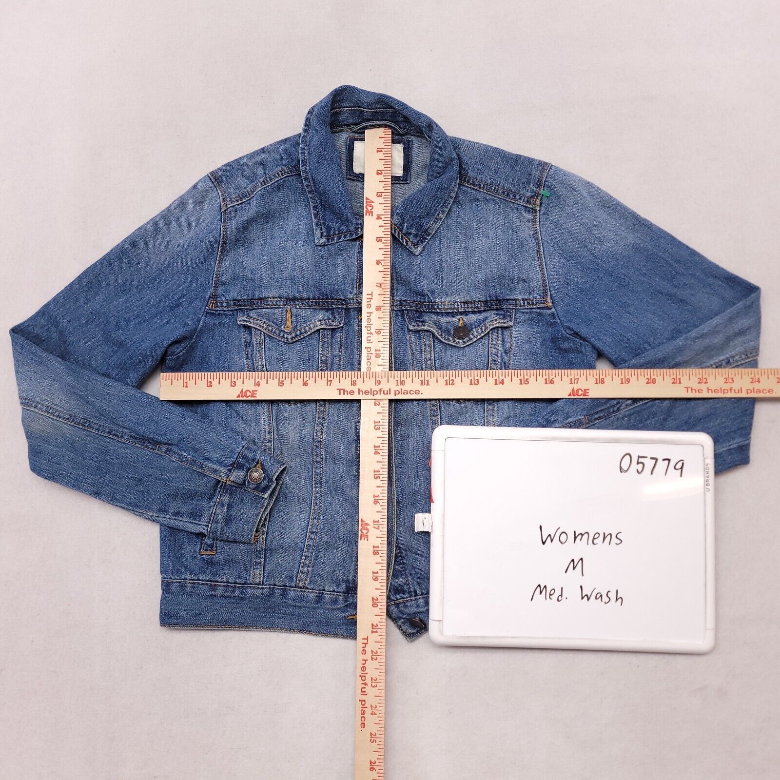 Forever 21 Forever 21 Casual Button Up Denim Jean Jacket Womens Size M Size M / US 6-8 / IT 42-44 - 6 Thumbnail