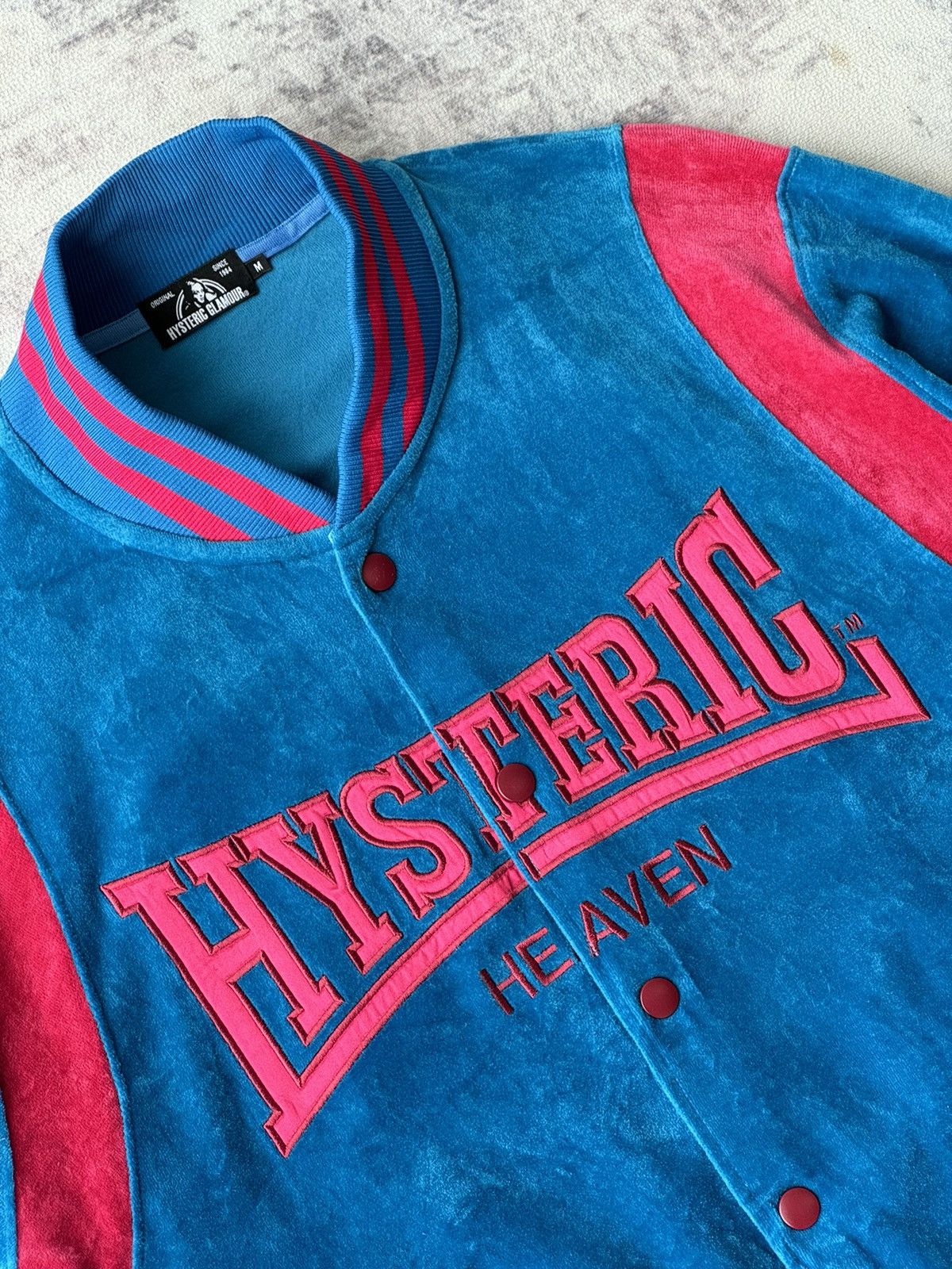 Hysteric Glamour Vintage Hysteric Glamour Heaven Fleece Varsity Jacket Size US M / EU 48-50 / 2 - 4 Thumbnail