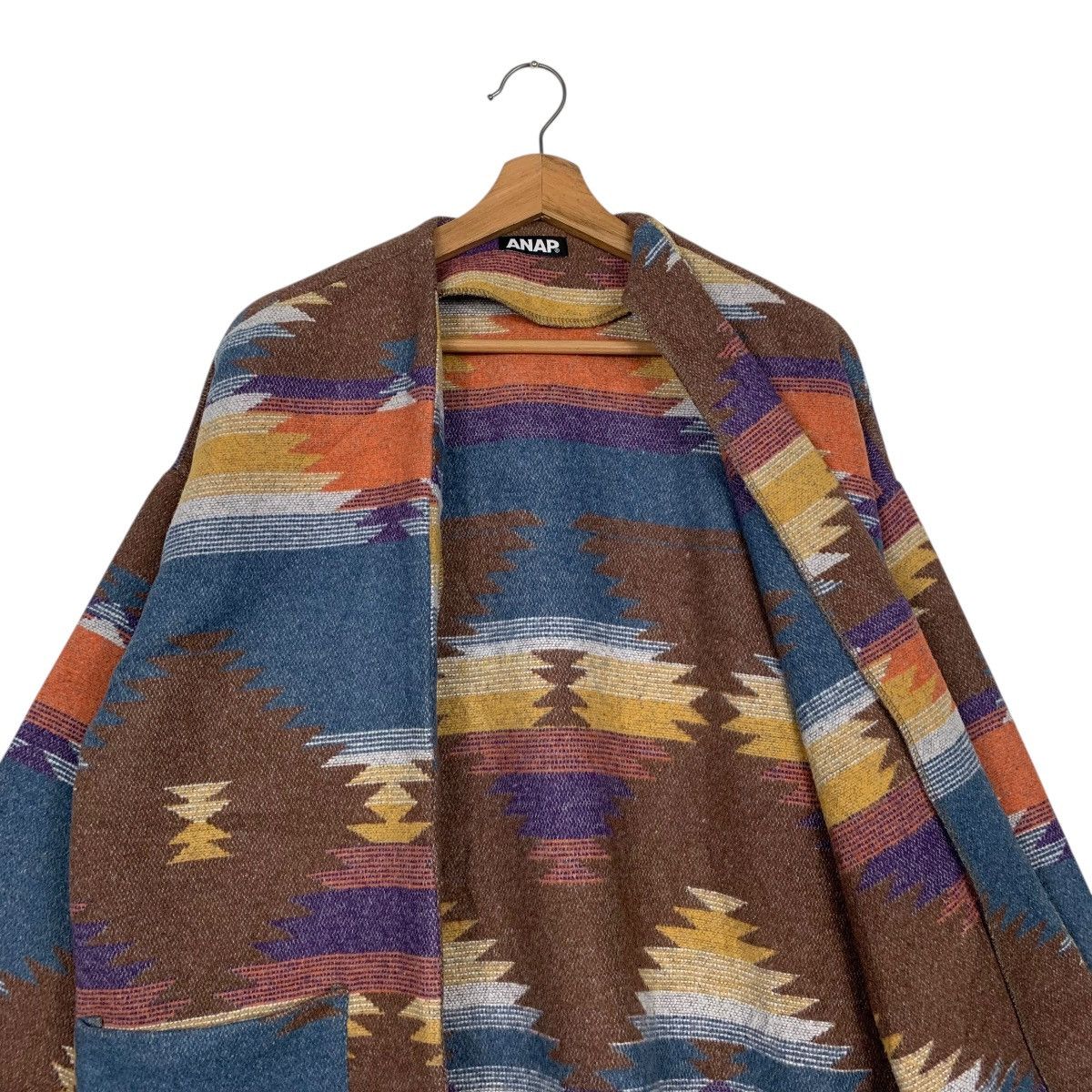 Japanese Brand Japanese Brand Anap Navajo Aztech Buttonless Coat Size M / US 6-8 / IT 42-44 - 10 Thumbnail