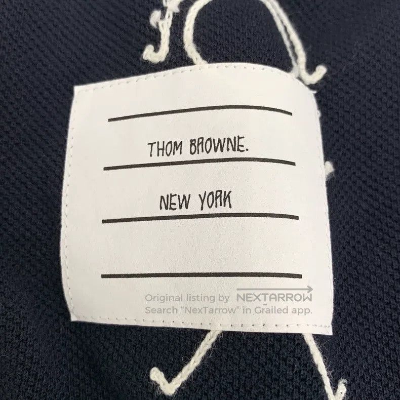 Thom Browne Thom Browne Single-button short-sleeved polo shirt Size XS / US 0-2 / IT 36-38 - 5 Thumbnail