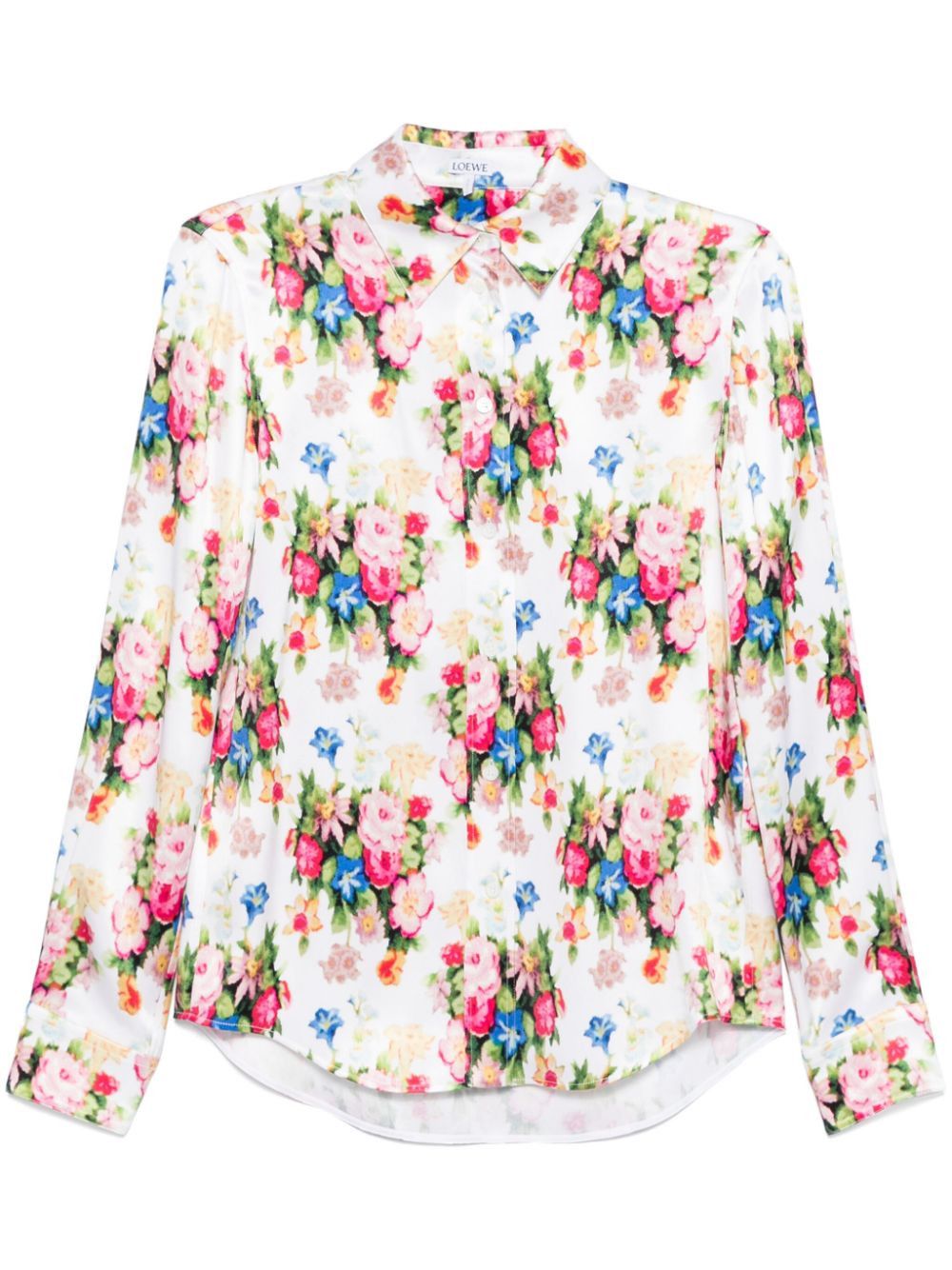 Loewe PRINTED SILK SHIRT Size S / US 4 / IT 40 - 1 Thumbnail