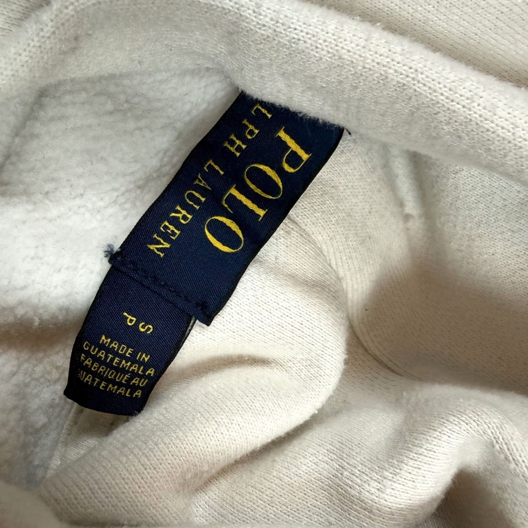 Polo Ralph Lauren Polo Ralph Lauren Hoodie Mens Small S Ivory White Bear Icon Sweatshirt Hoodie Pullover Regular Size Size US S / EU 44-46 / 1 - 5 Thumbnail