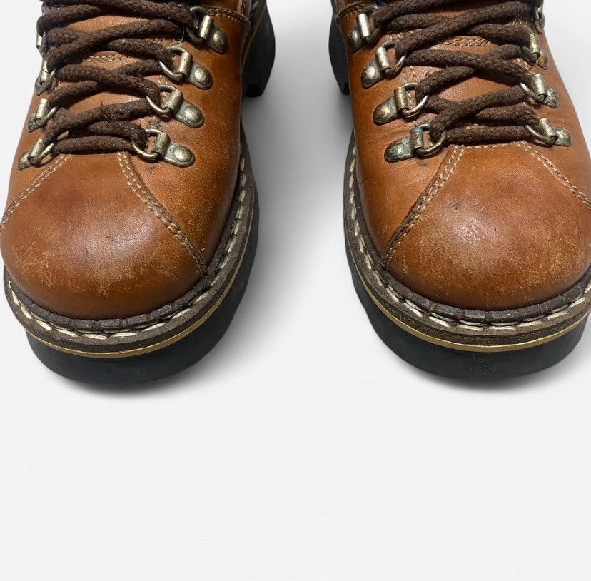Aldo brown leather Aldo mountain hiking boots w/ metal hardware Size US 6 / EU 39 - 4 Thumbnail