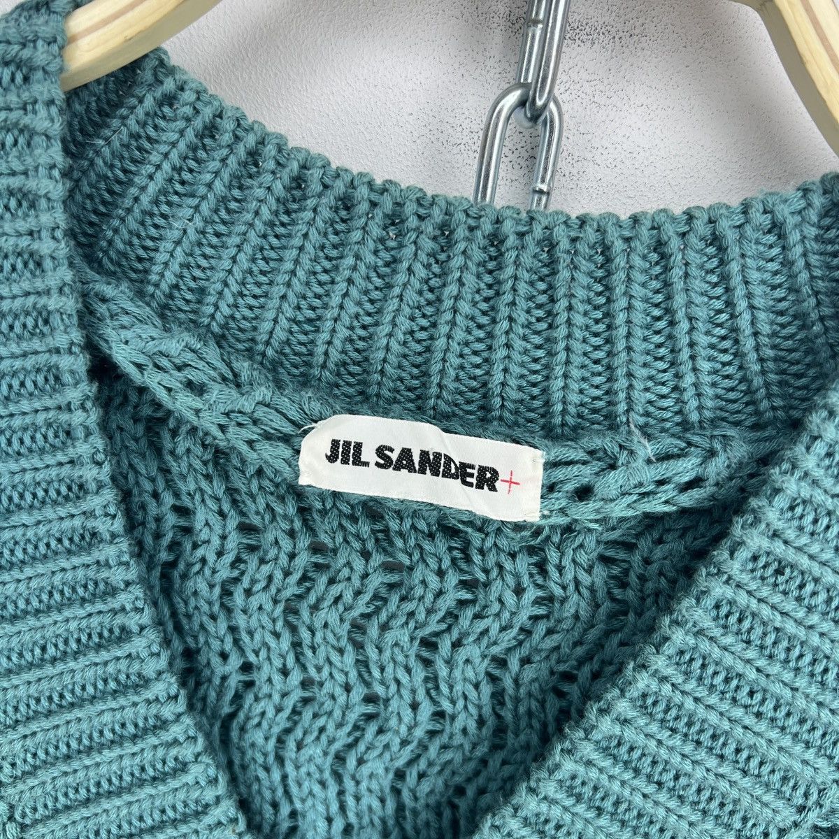 Jil Sander Jil Sander by Raf Simons 00s Raglan Ribbed Knit Sweater Size US L / EU 52-54 / 3 - 6 Thumbnail