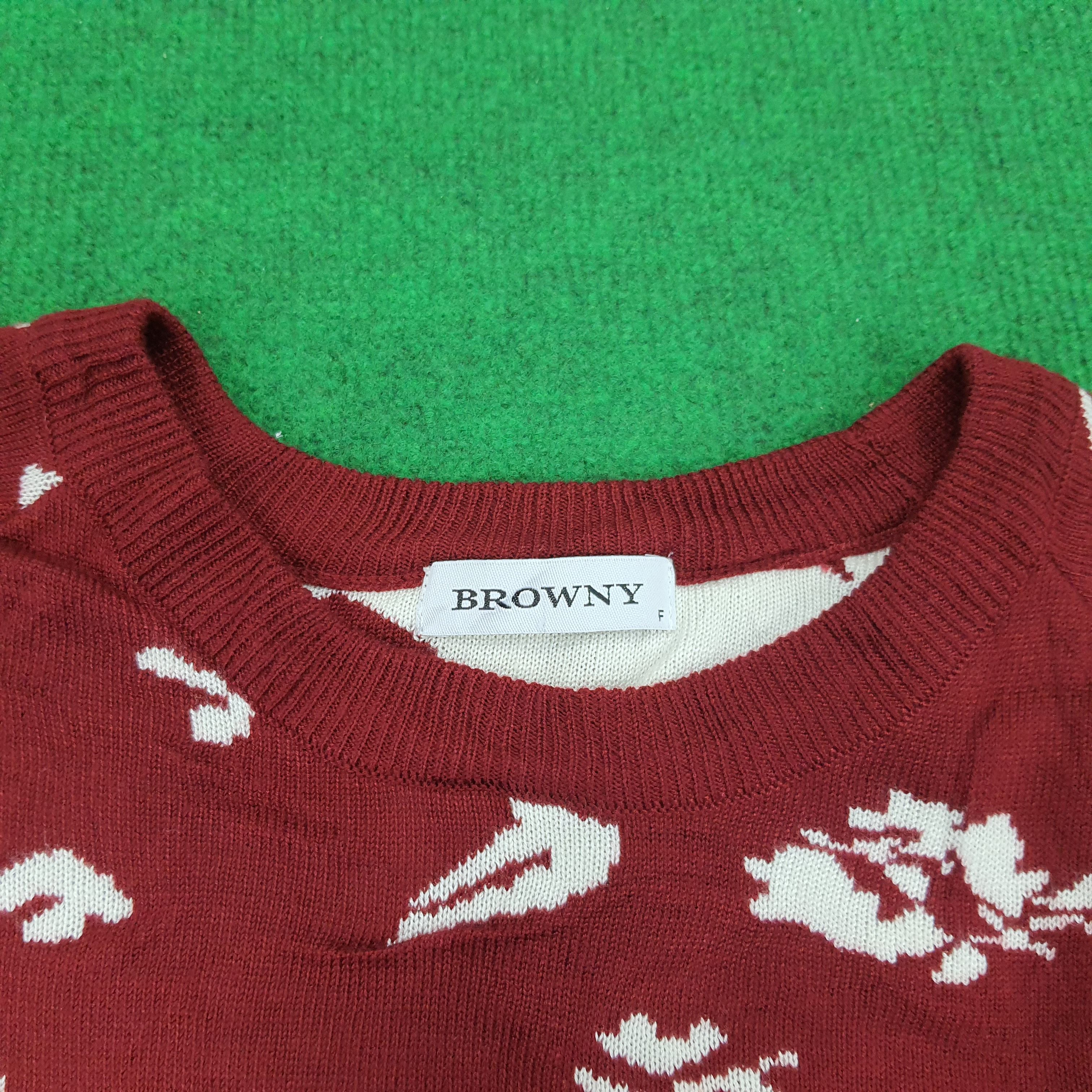 Vintage Vintage Browny Knitwear Sweatshirt Size US L / EU 52-54 / 3 - 5 Thumbnail