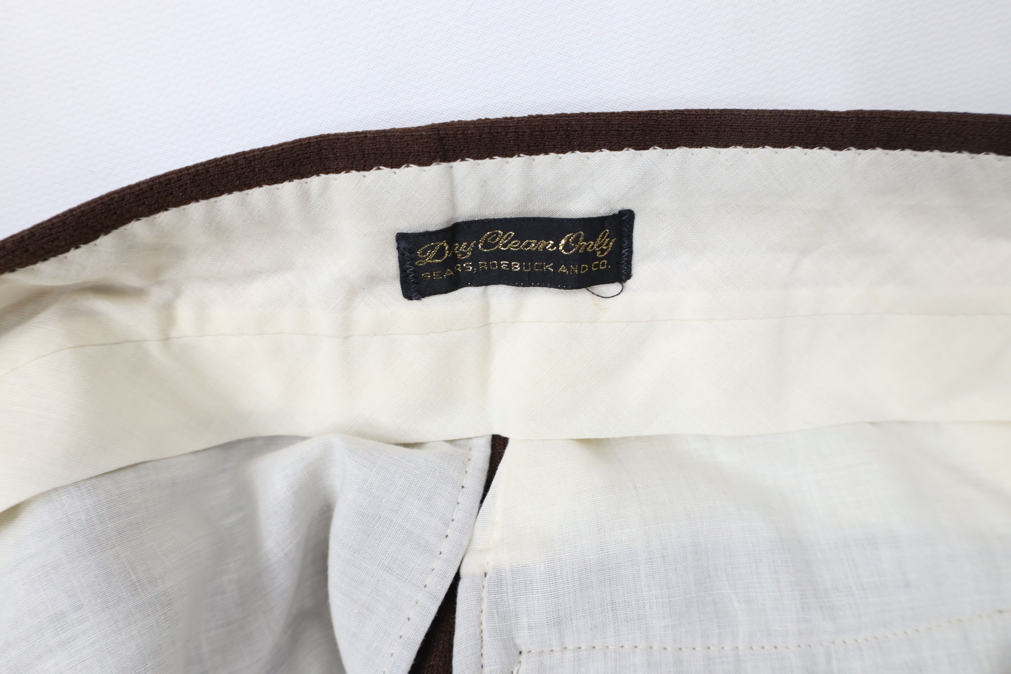 Vintage Vintage 70s Streetwear Knit Wide Leg Chino Pants Brown USA Size US 32 / EU 48 - 7 Thumbnail