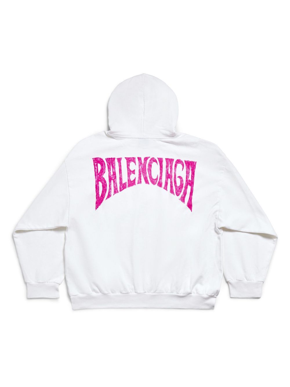 Balenciaga Balenciaga Hand Drawn Hoodie NWT White XL Medium Fit Size US XL / EU 56 / 4 - 6 Thumbnail