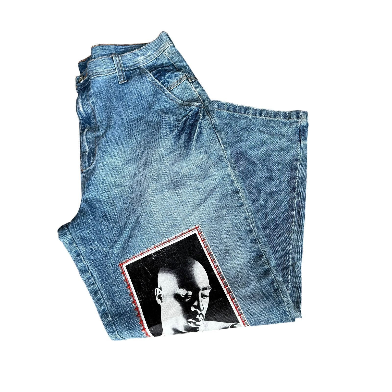 Makaveli Vintage y2k Makaveli Branded Jeans 90s Mens 42 Baggy 2pac Size US 40 / EU 56 - 6 Thumbnail