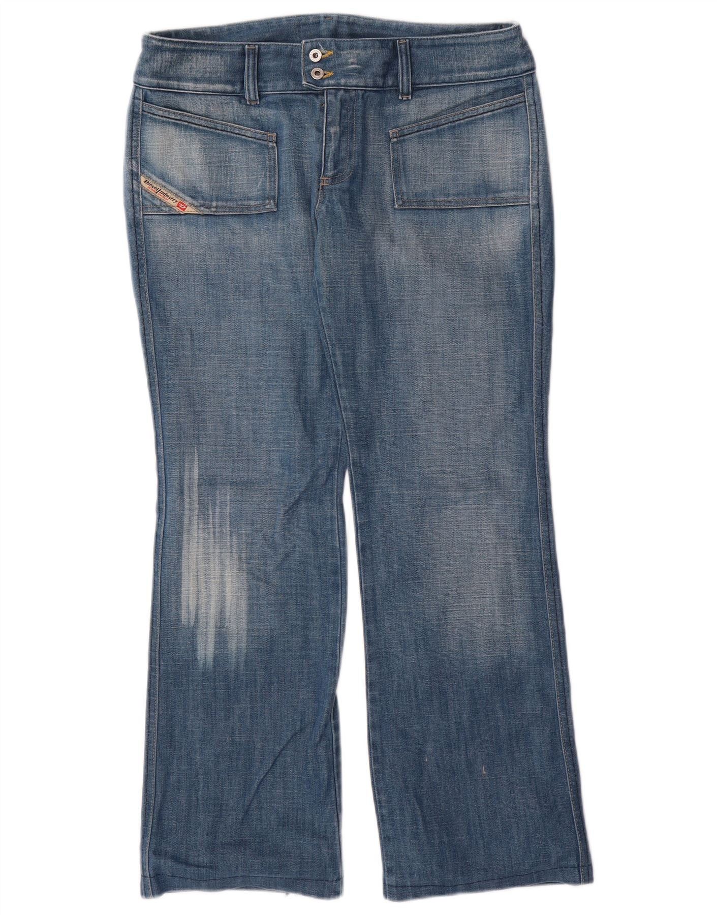 Diesel Womens Bootcut Jeans W31 L28 Blue Cotton Size 42" / US 20 - 1 Thumbnail