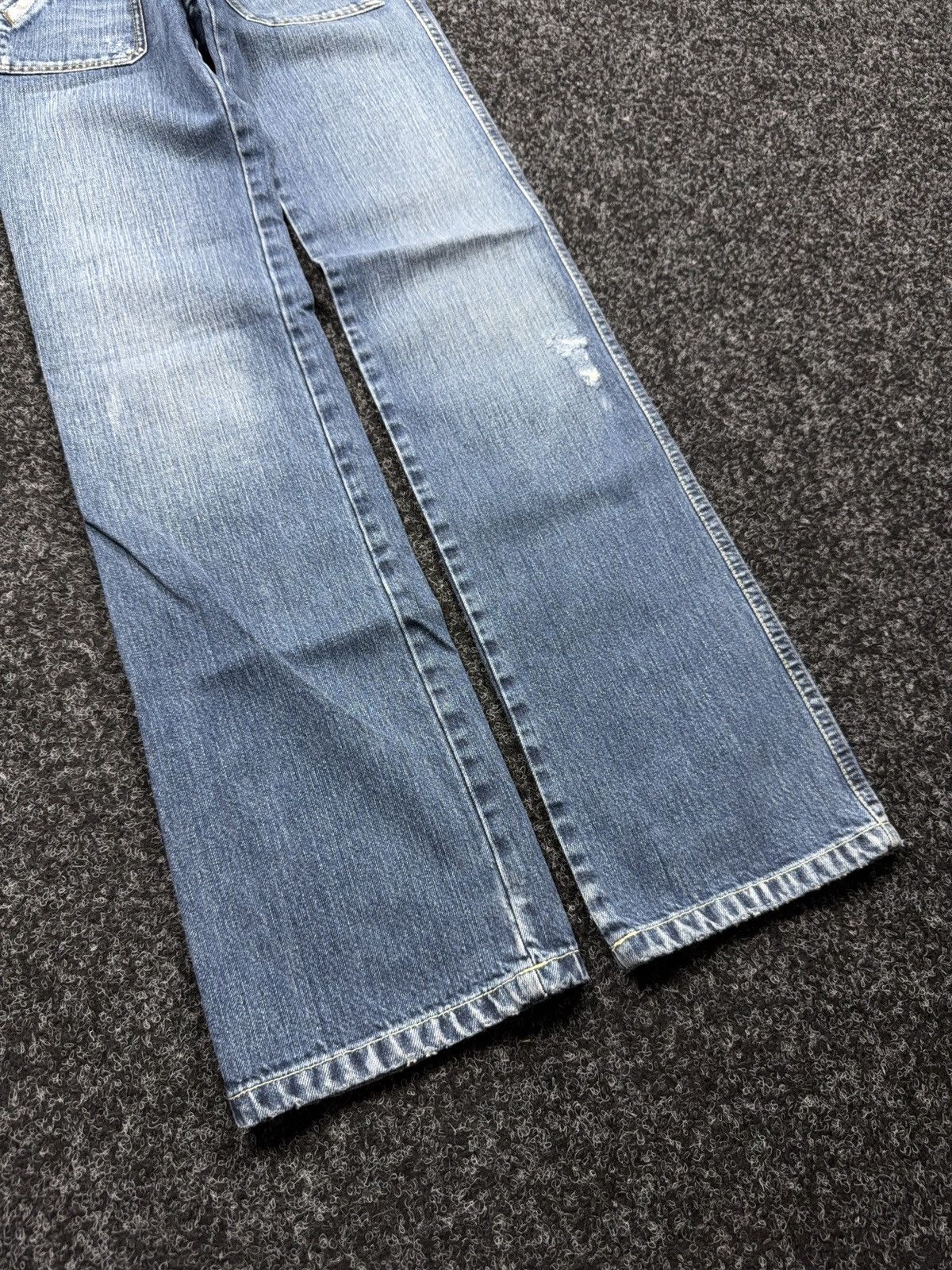 Diesel NWT Luxury 00s Diesel Junnie Low Rise Retro Rock Jeans Y2K Size 25" / US 0 / IT 36 - 4 Thumbnail
