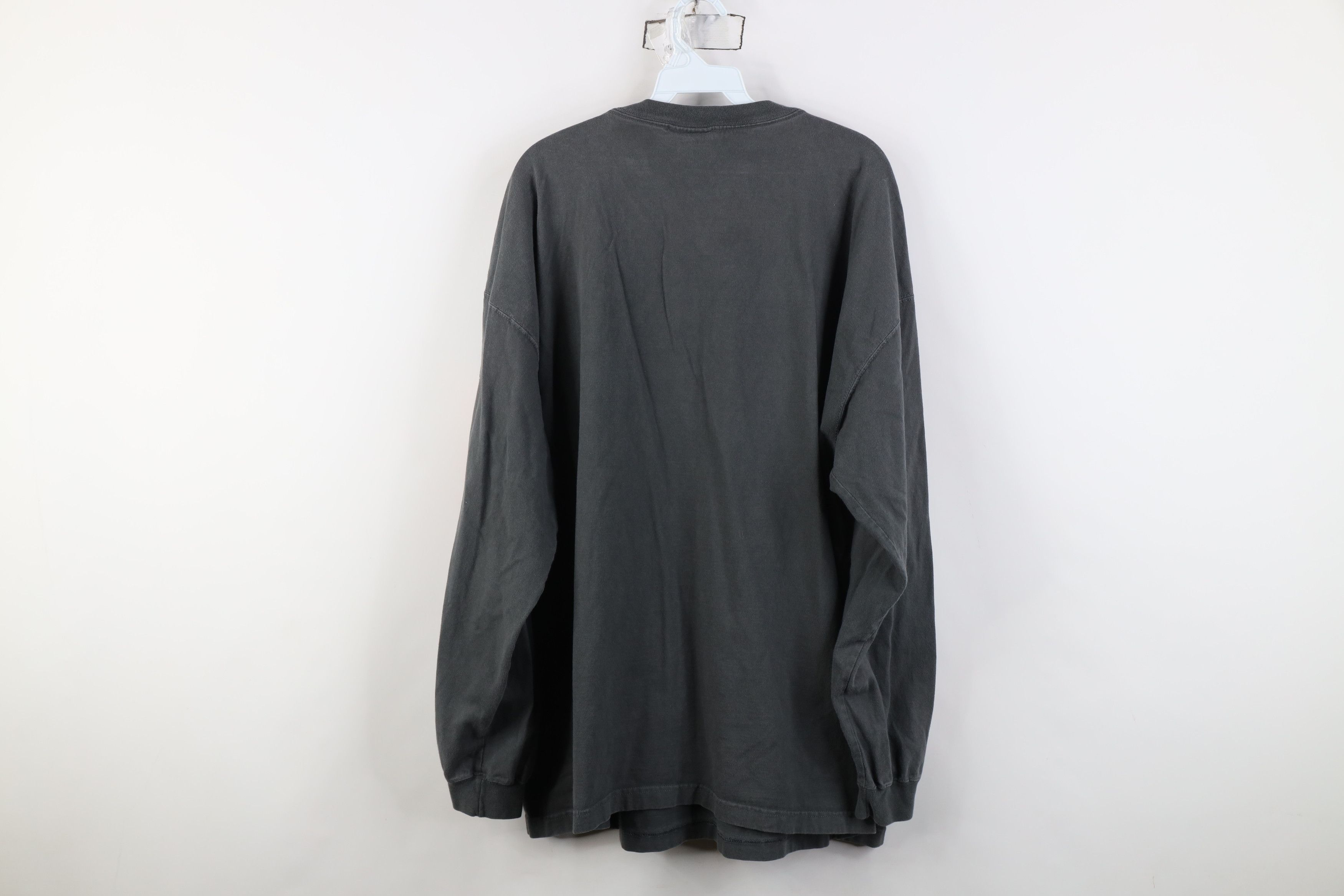Vintage Vintage 90s University of Findlay Long Sleeve T-Shirt Gray Size US XXL / EU 58 / 5 - 13 Thumbnail