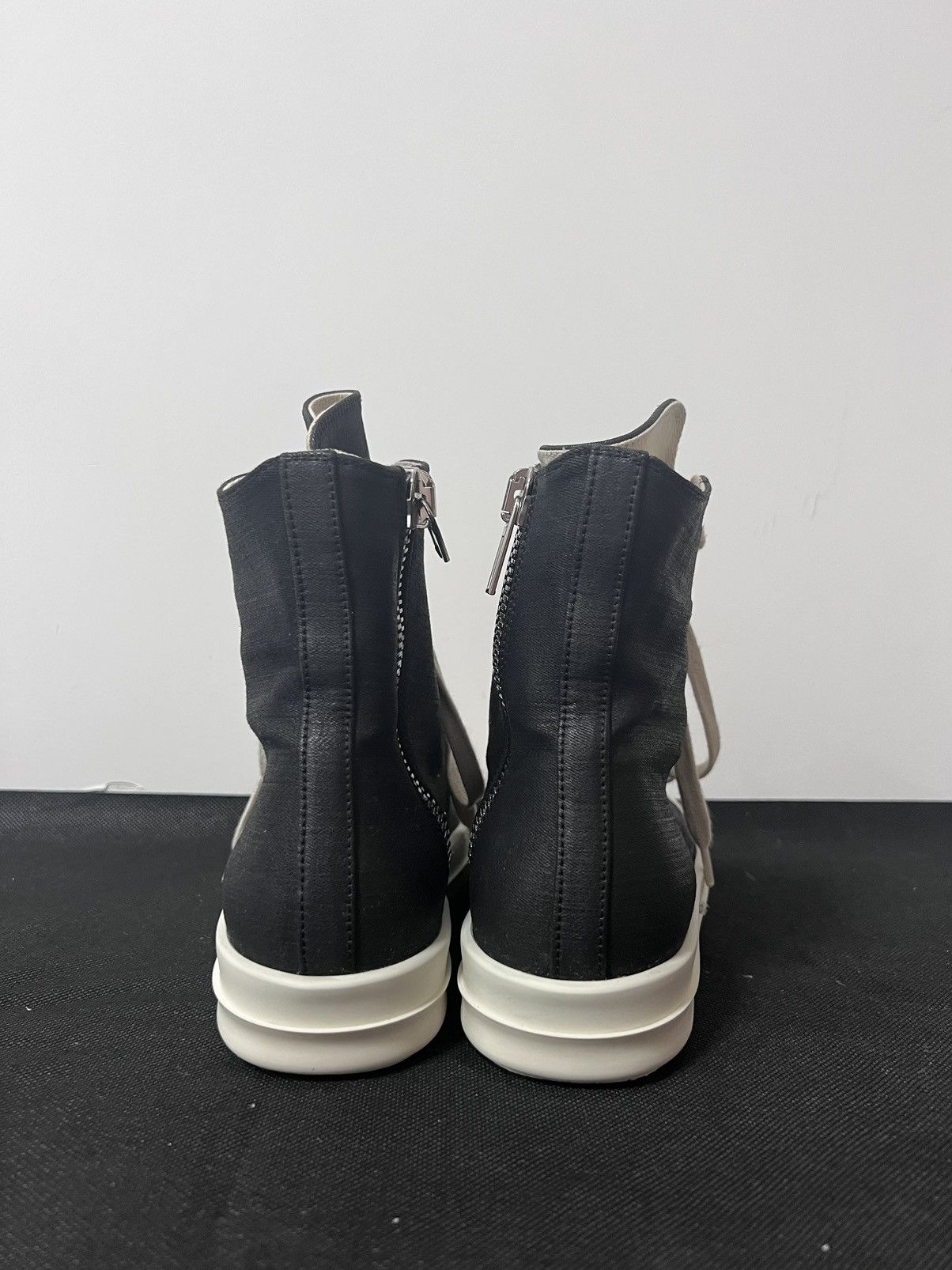 Rick Owens Drkshdw Rick owens drkshdw waxed ramones high top sneakers sz35 Size US 5 / IT 35 - 7 Thumbnail