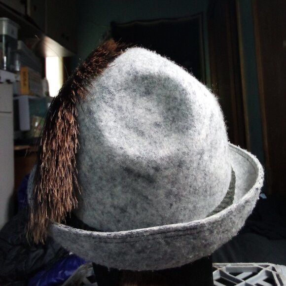 Other Vintage Lembert Wool Alpine Tyrolean Hat Feather Size ONE SIZE - 3 Thumbnail