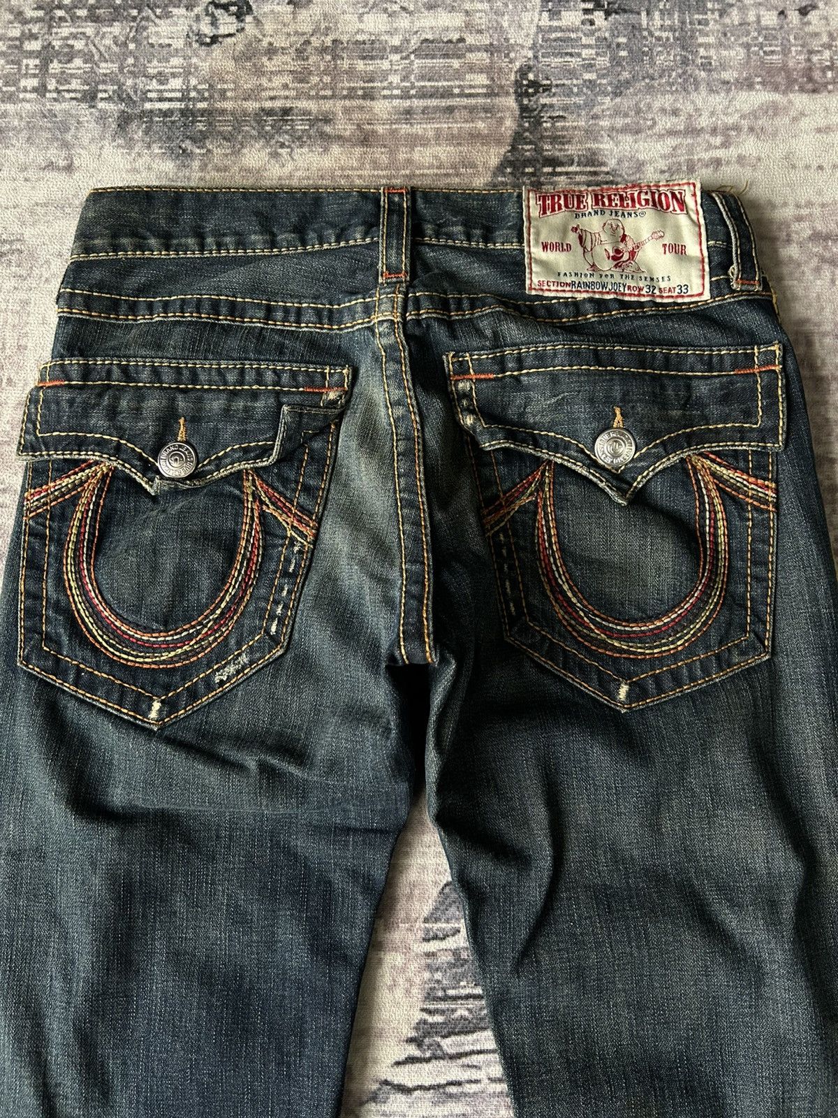True Religion True Regilion Super Flared Jeans Size US 33 - 7 Thumbnail