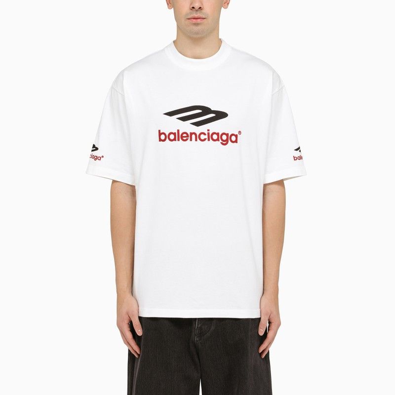 image of Balenciaga Icon 3B Sport T-Shirt White Size L, Men's
