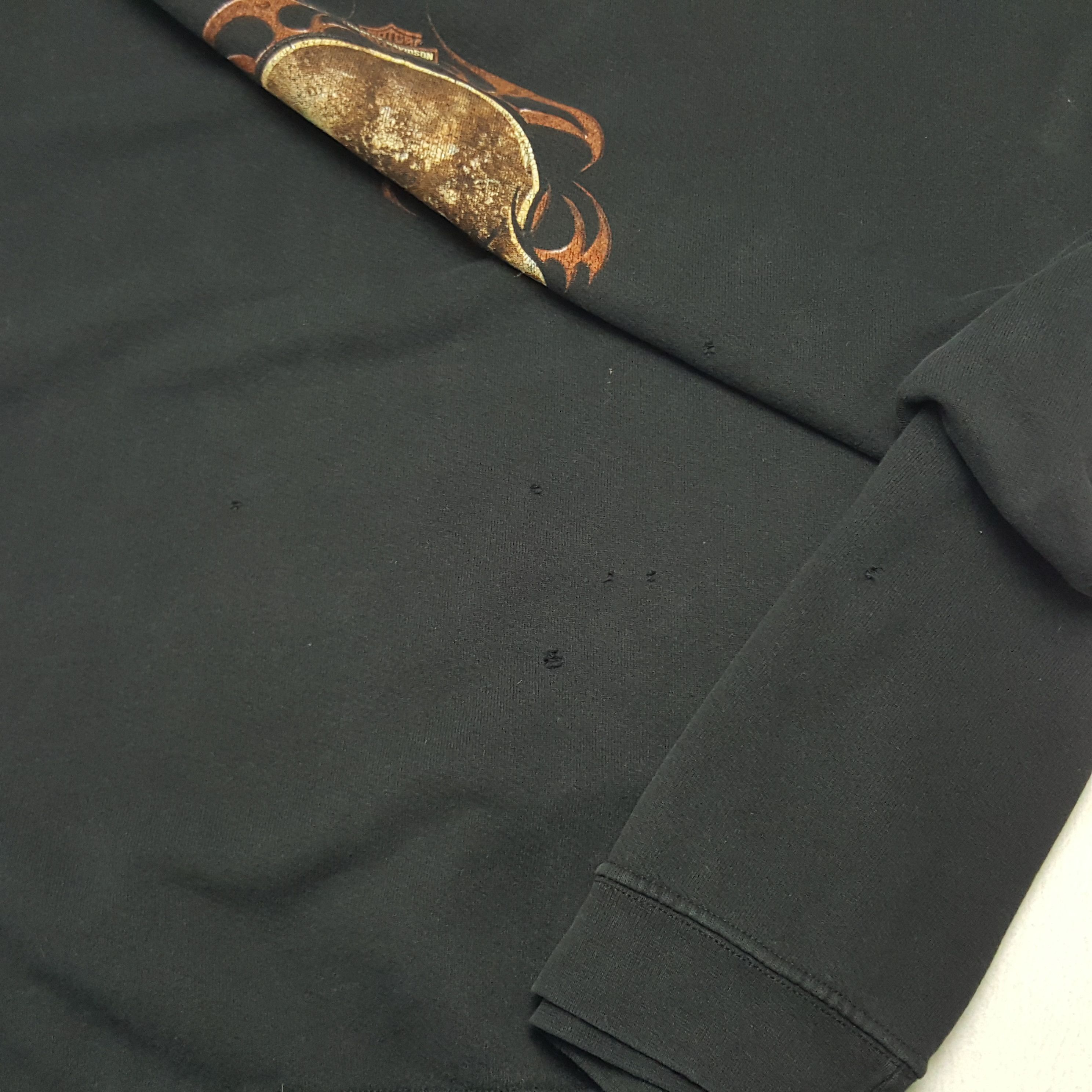 Harley Davidson × Vintage Vintage Ithaca Harley Davidson American Racing Sweatshirt Size US XL / EU 56 / 4 - 8 Thumbnail