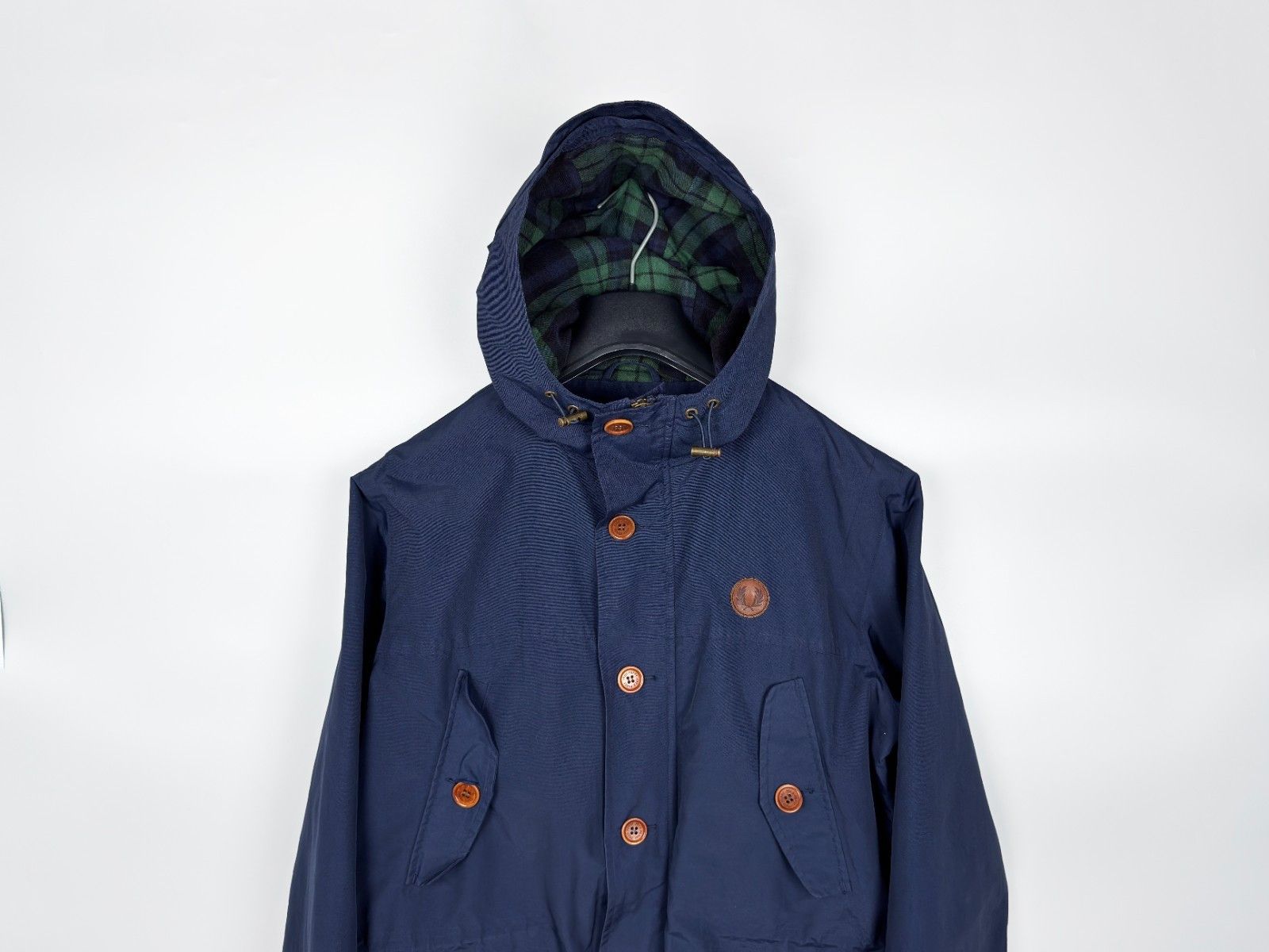 Fred Perry Fred Perry Jacket Mens Blue Parka Coat Casuals Size US S / EU 44-46 / 1 - 2 Thumbnail