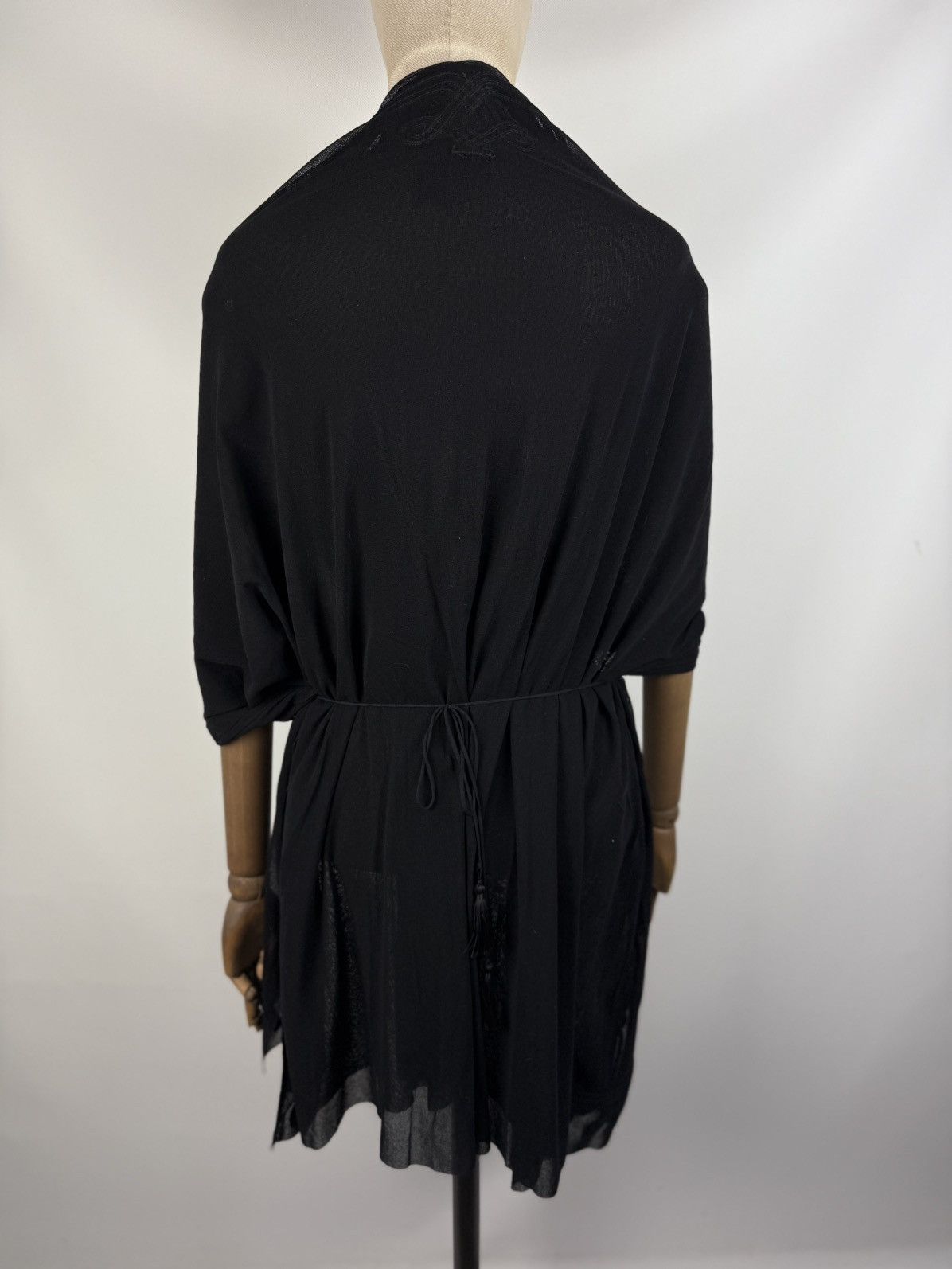 Jean Paul Gaultier Jean Paul Gaultier Soleil Vintage 90s Mesh Cape Tunic Blouse Size M / US 6-8 / IT 42-44 - 20 Thumbnail