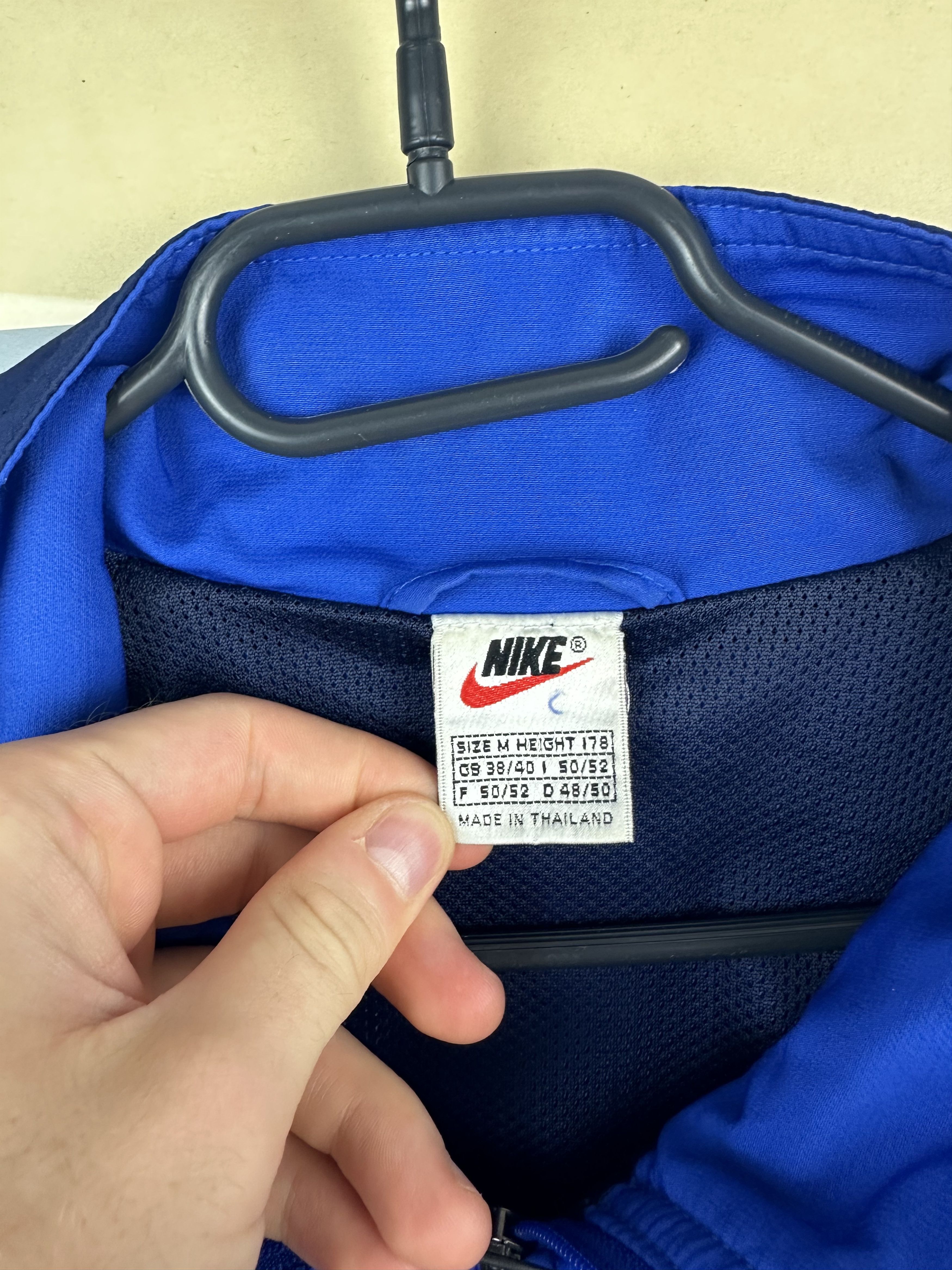 Nike × Vintage Vintage Nike Glasgow Rangers 90's Jacket Football Soccer Size US M / EU 48-50 / 2 - 7 Thumbnail