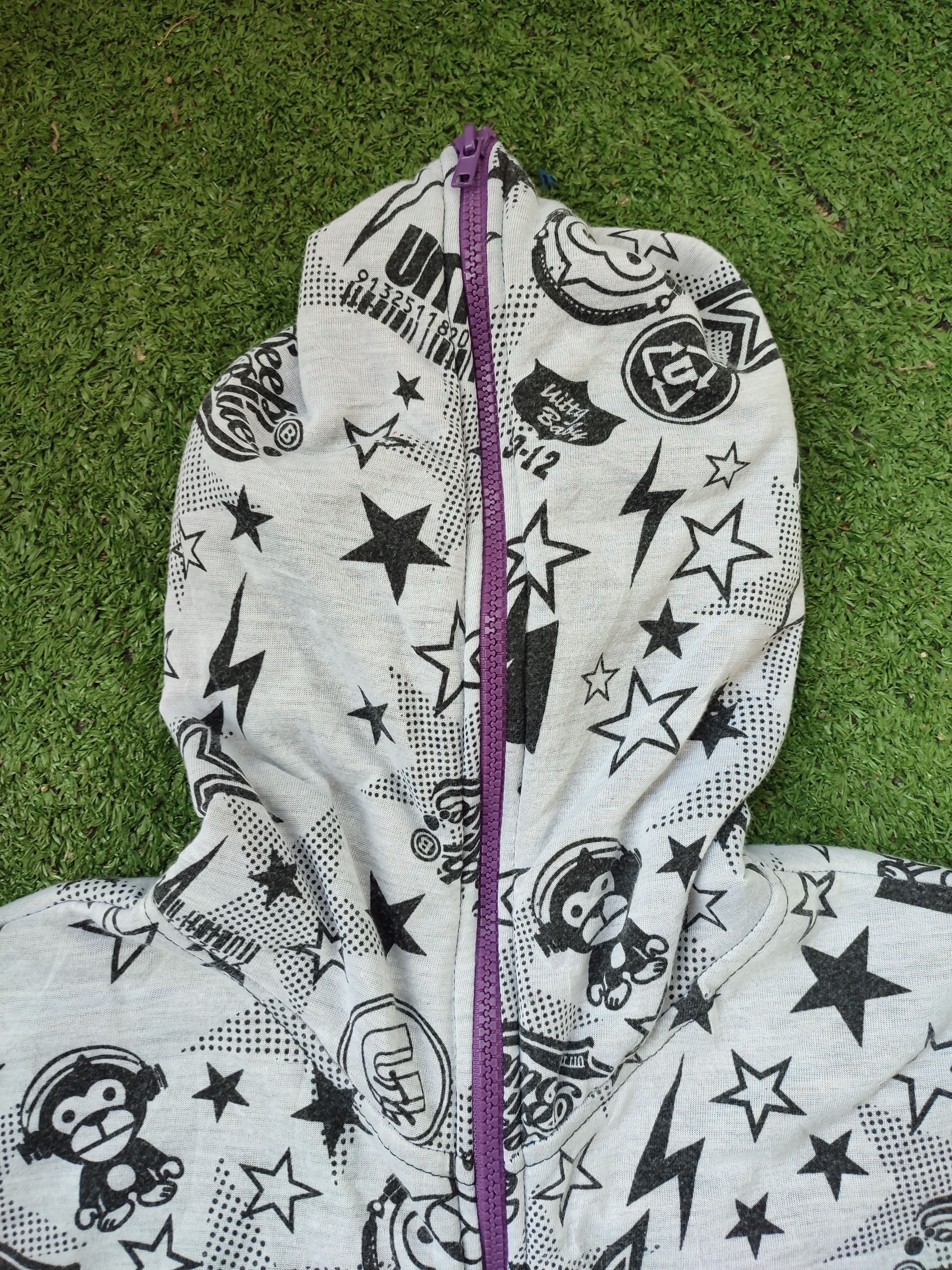 Japanese Brand BAPE INSPIRED UITTG BABY FULL PRINTED HOODIE Size US M / EU 48-50 / 2 - 4 Thumbnail
