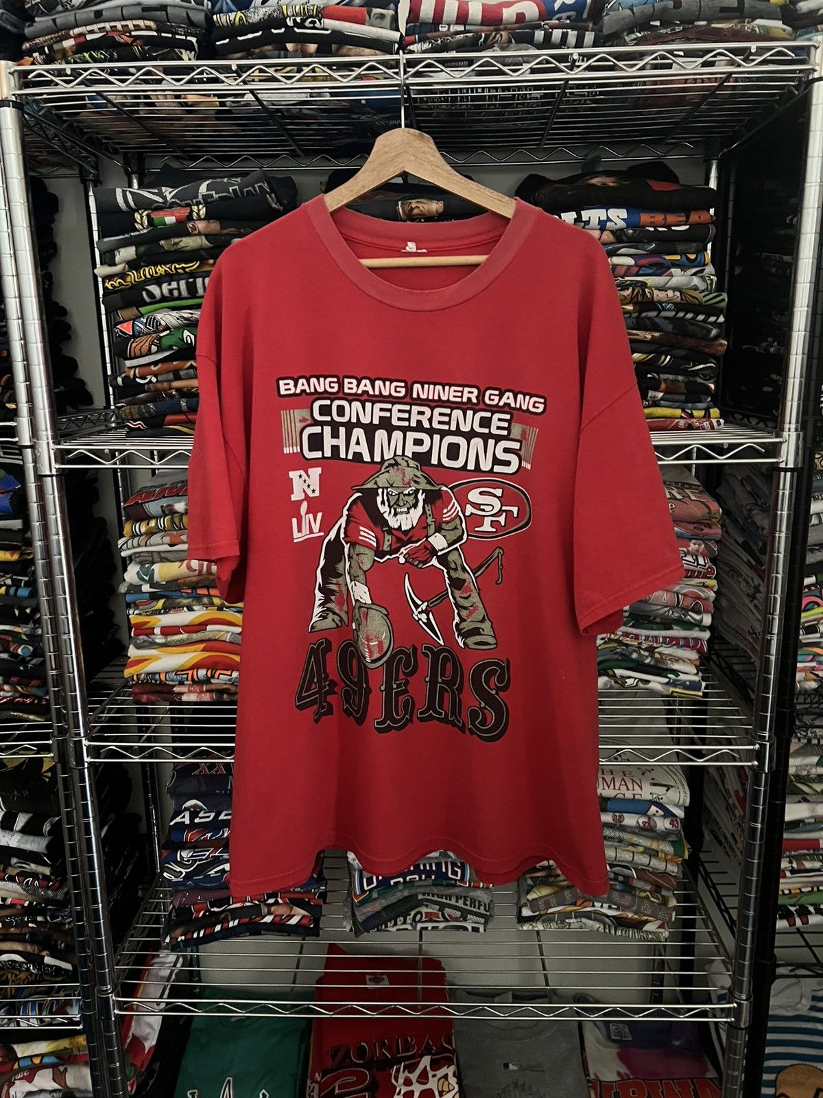 NFL San Francisco 49ers Super Bowl LIV Conference Champions Tee Size US XL / EU 56 / 4 - 1 Thumbnail