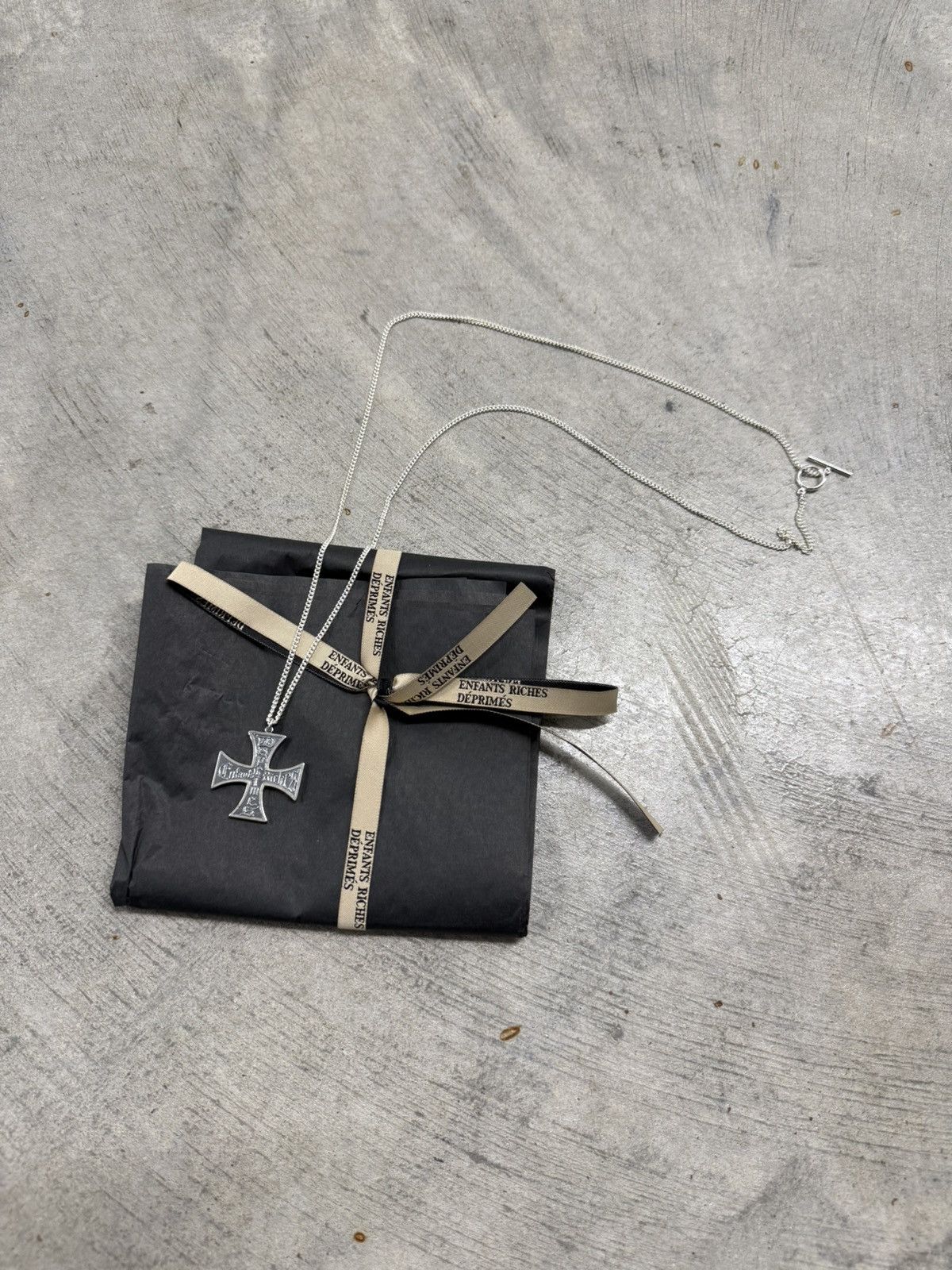 Enfants Riches Déprimés Cross Logo Necklace