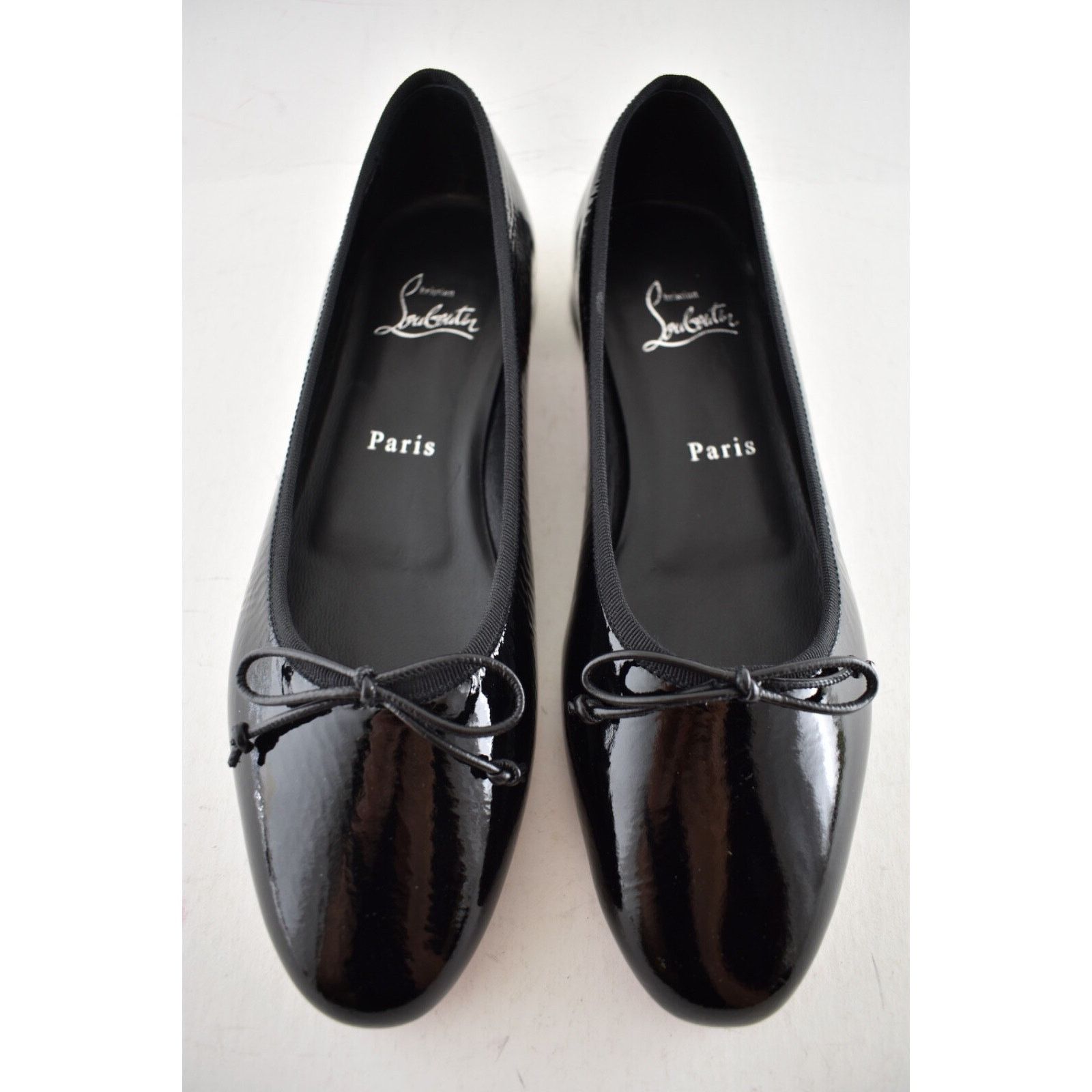Christian Louboutin Christian Louboutin Sweetie Jane Flat Black Patent Leather Size US 8 / IT 38 - 6 Thumbnail
