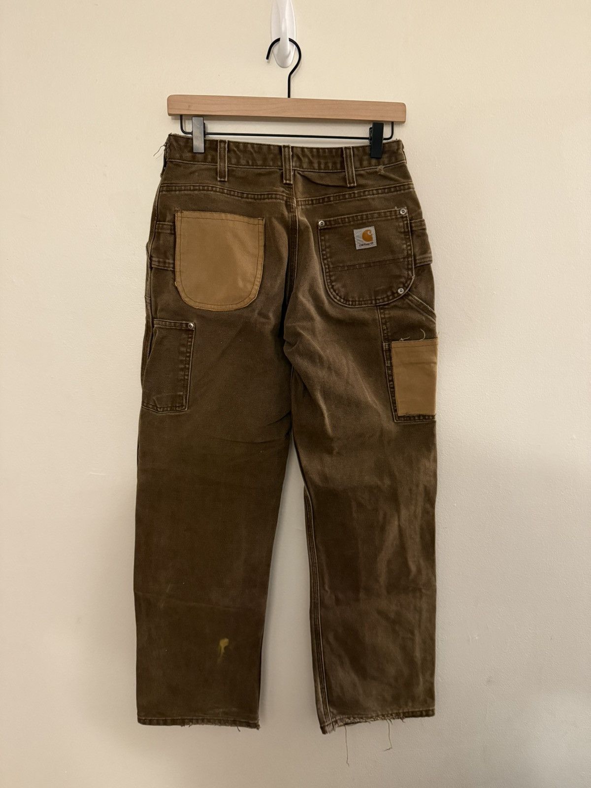 Carhartt Vintage Thrashed Faded Carhartt Double Knee Denim 4gseller Size US 28 / EU 44 - 4 Thumbnail