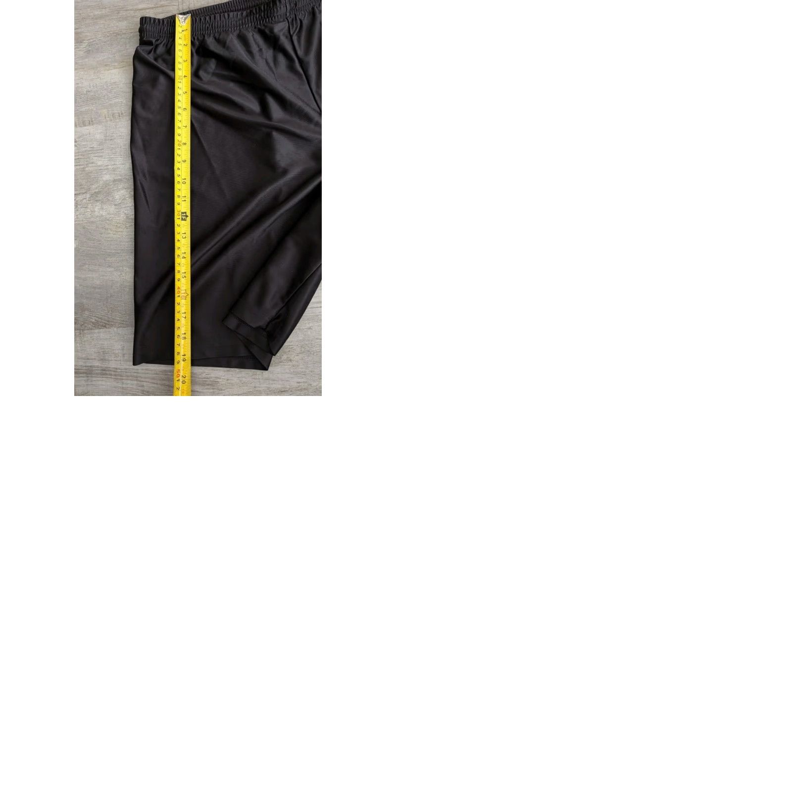 Nike Nike Team Shorts Vintage Men L Shiny Black 90s Sports Soccer Running Satin Elastic Waist Drawstring No Pockets Size US 33 - 9 Thumbnail