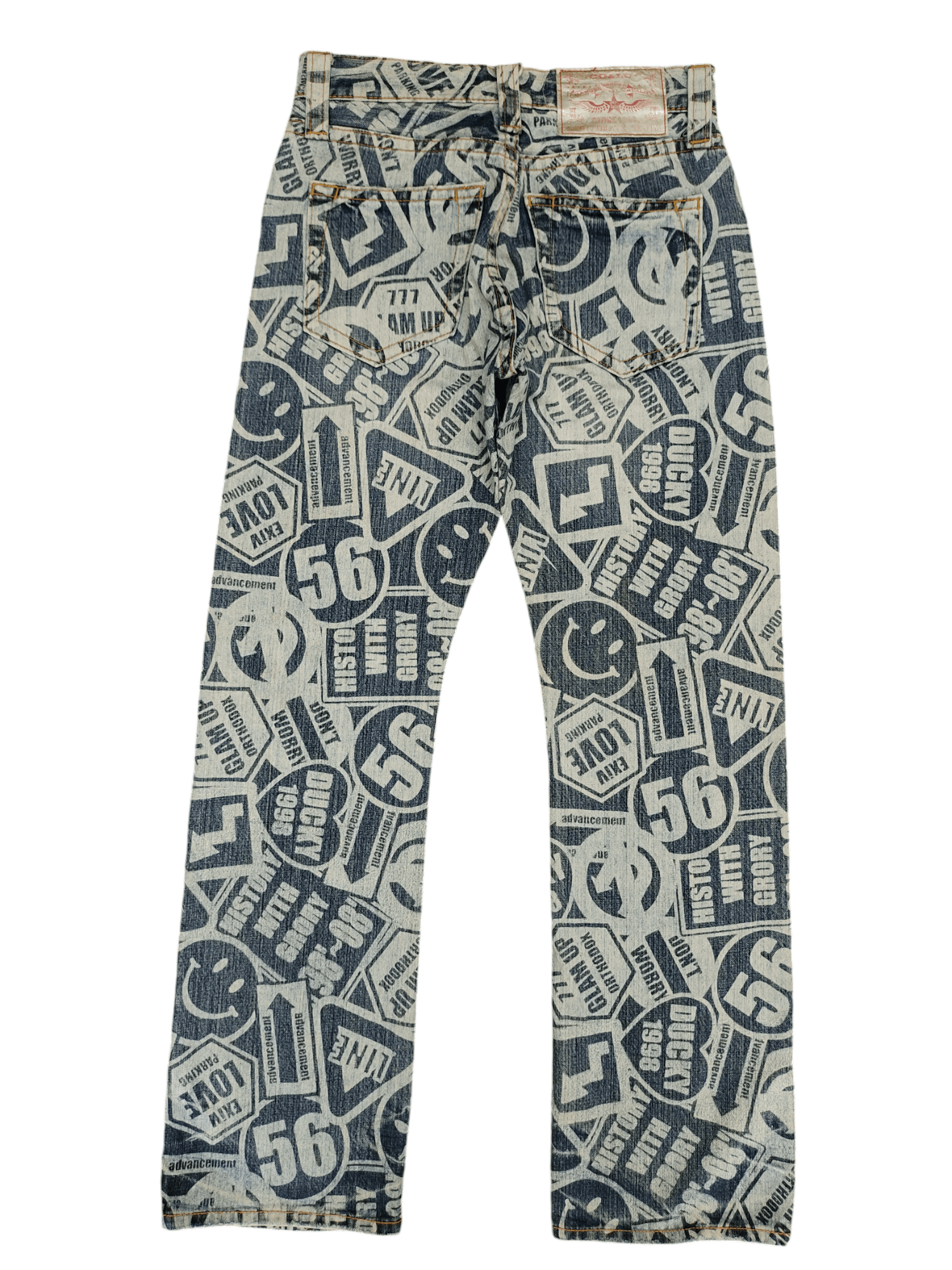 If Six Was Nine CO&LU Fullprint Design Denim Pants Julius Style Size US 28 / EU 44 - 9 Thumbnail