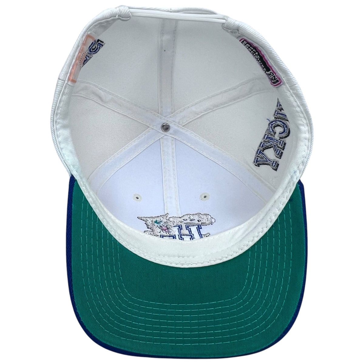NCAA × Sports Specialties × Vintage 90s NCAA Kentucky Wildcats Side Wave Sports Specialties Hat Size ONE SIZE - 8 Thumbnail