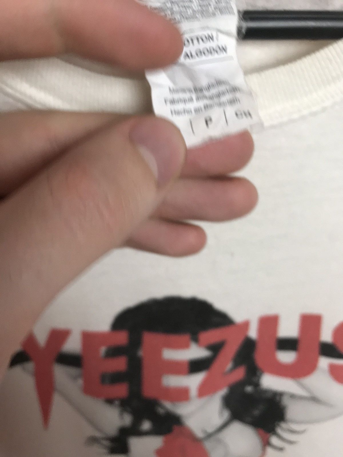 Band Tees Yeezus Kanye West tour tee size xs-s Size US XS / EU 42 / 0 - 4 Thumbnail