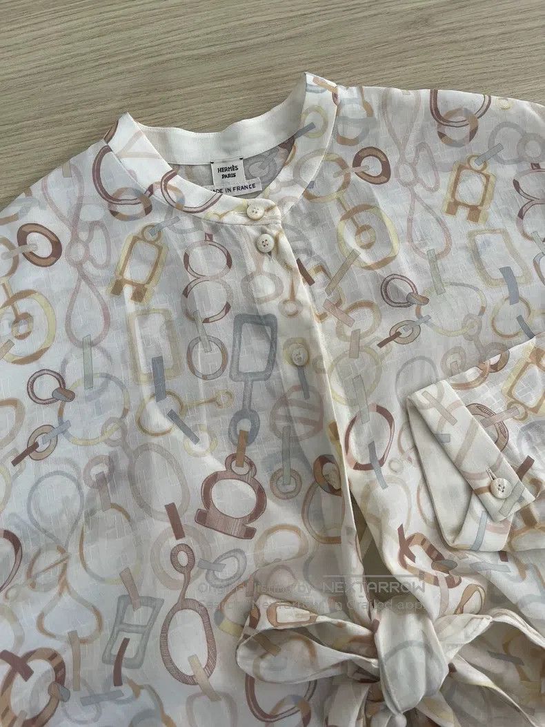 Hermes Hermes Long Shirt Size XXS / US 00 / IT 34 - 3 Thumbnail