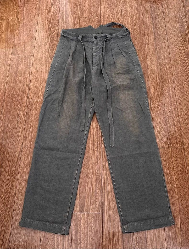 Visvim visvim size 3 Loose-fitting pants made of high-density lin Size US 30 / EU 46 - 1 Thumbnail