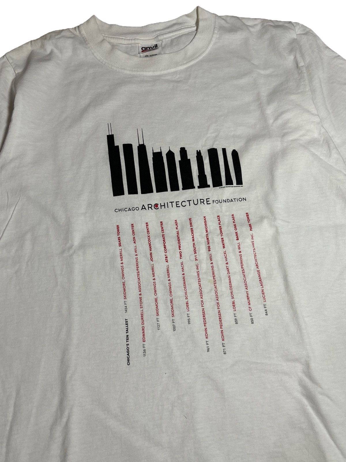 MoMA RARE! Vintage 2003 Art Chicago Architecture Size US S / EU 44-46 / 1 - 2 Thumbnail