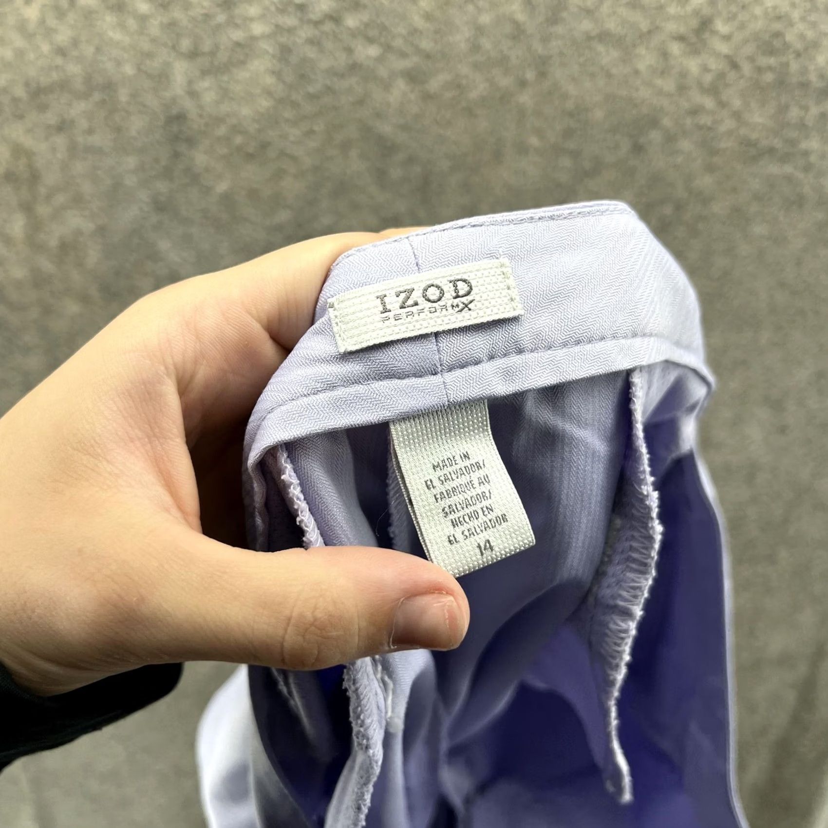 Izod Izod PerformX Shorts Women 14 Purple Stretch Chino Flat Front Casual 9 Inseam Size 36" / US 14 / IT 50 - 4 Thumbnail