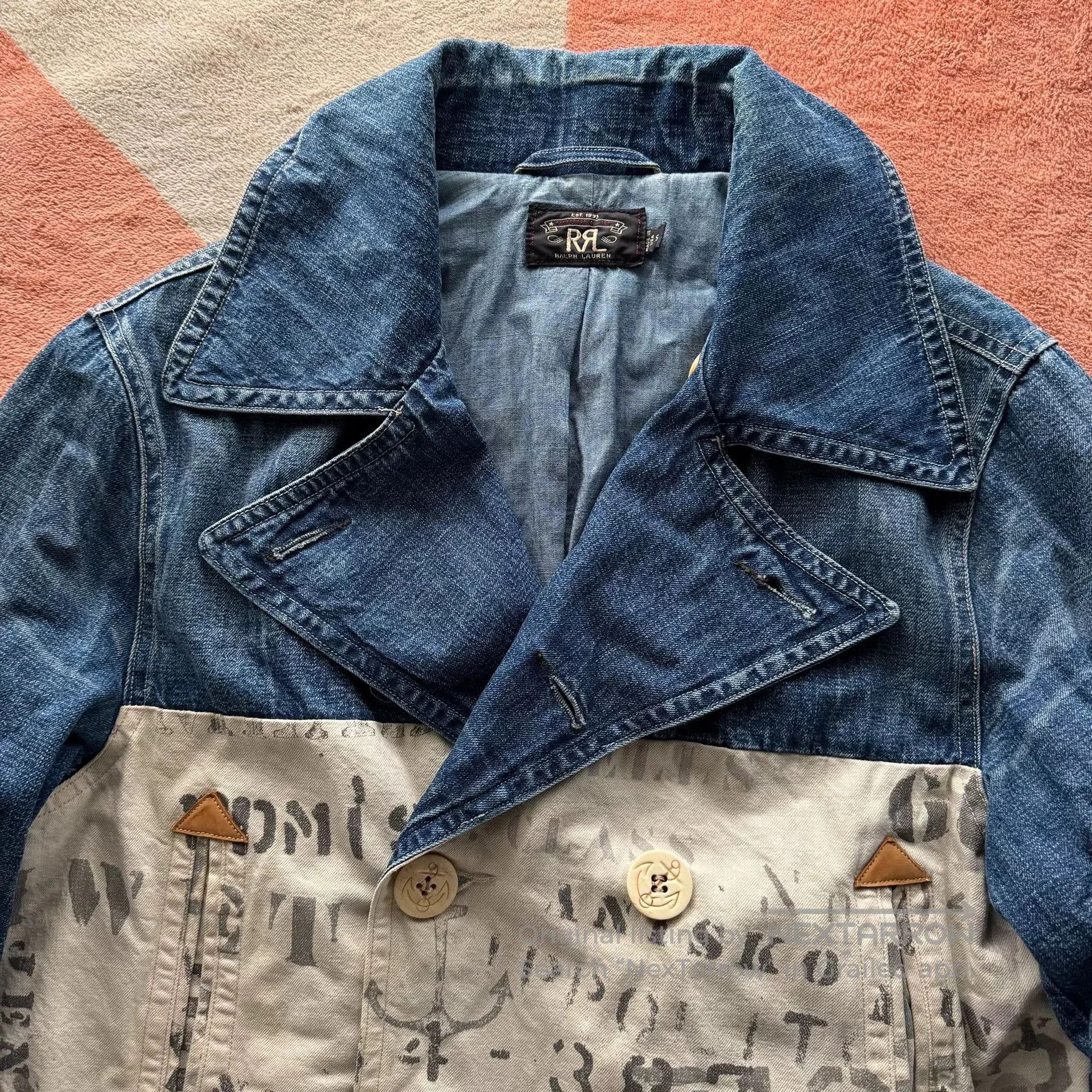 RRL Ralph Lauren RRL Denim Canvas 740 Navy Coat. Size US S / EU 44-46 / 1 - 4 Thumbnail