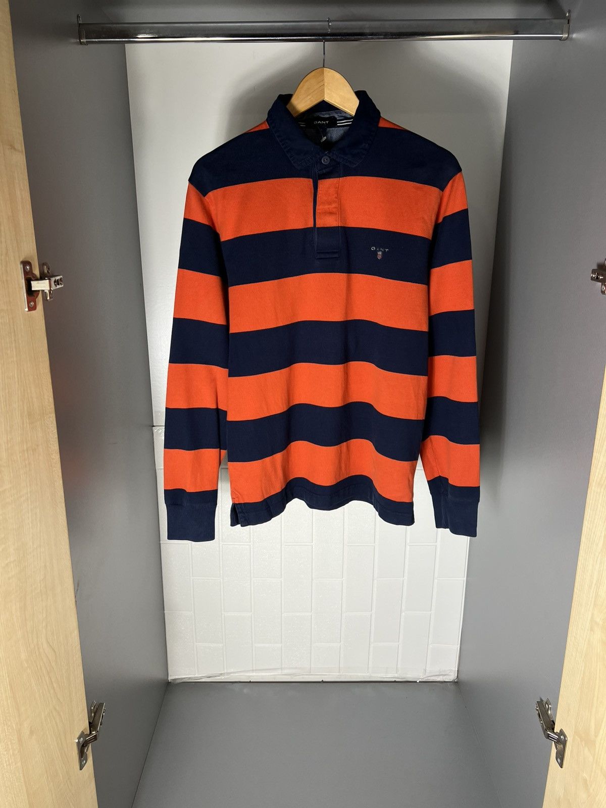 Gant VINTAGE GANT DESIGNER RUGBY LONG SLEEVE POLO RETRO Y2K 90s Size US L / EU 52-54 / 3 - 2 Thumbnail